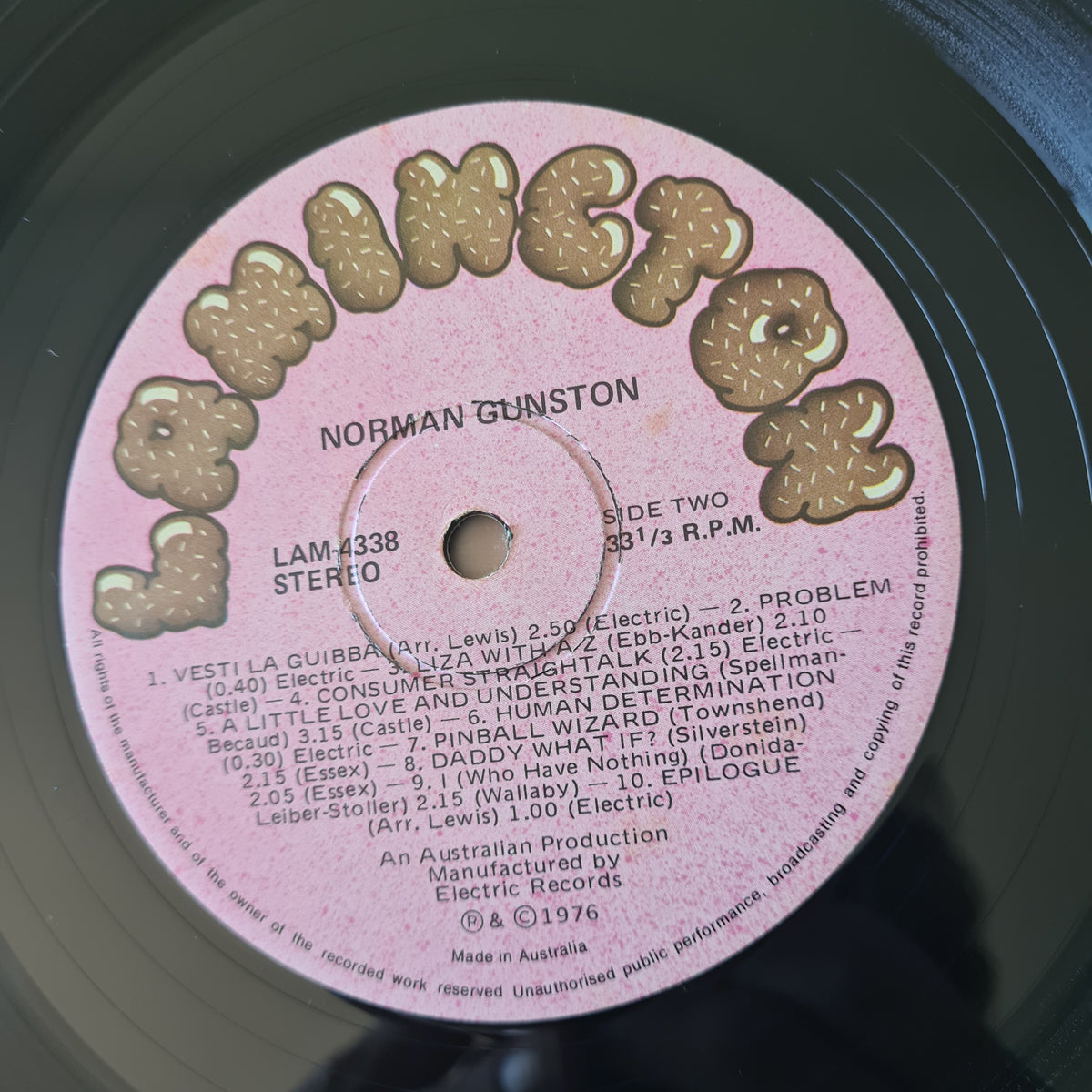 Norman Gunston – The Popular Ballad Animal - 1976 - Vinyl Record LP (Australian Comedy)