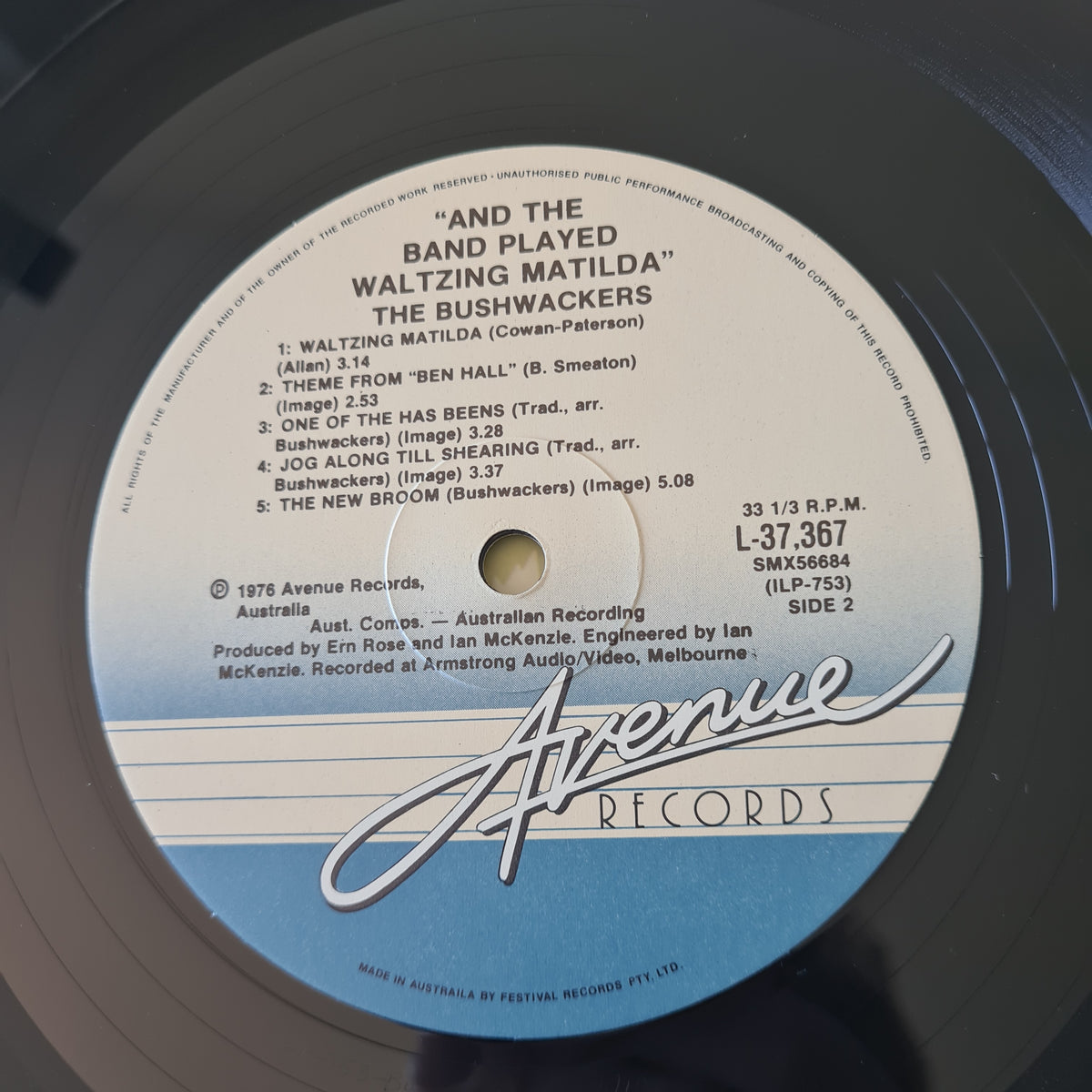 The Bushwackers Band – And The Band Played Waltzing Matilda - 1976 (1980 Australian Pressing) - Vinyl Record LP