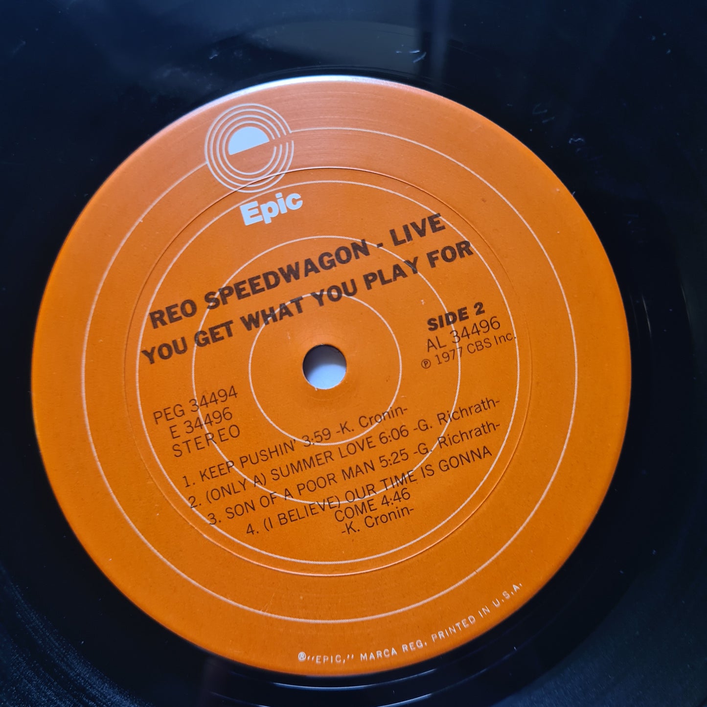 REO Speedwagon – You Get What You Play For (2LP Live Album) - 1977 (USA Pressing) -Vinyl Record LP