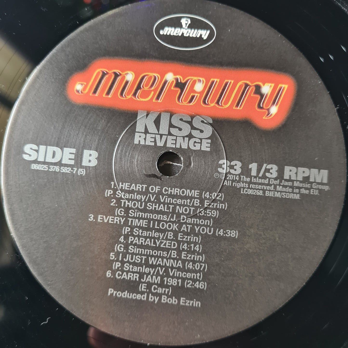 KISS – Revenge - 1992 (2014 Europe Re-Press) - Vinyl Record LP