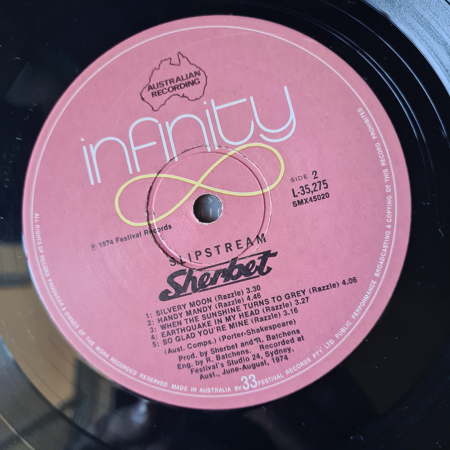 Sherbet – Slipstream- 1974 (Gatefold) - Vinyl Record LP