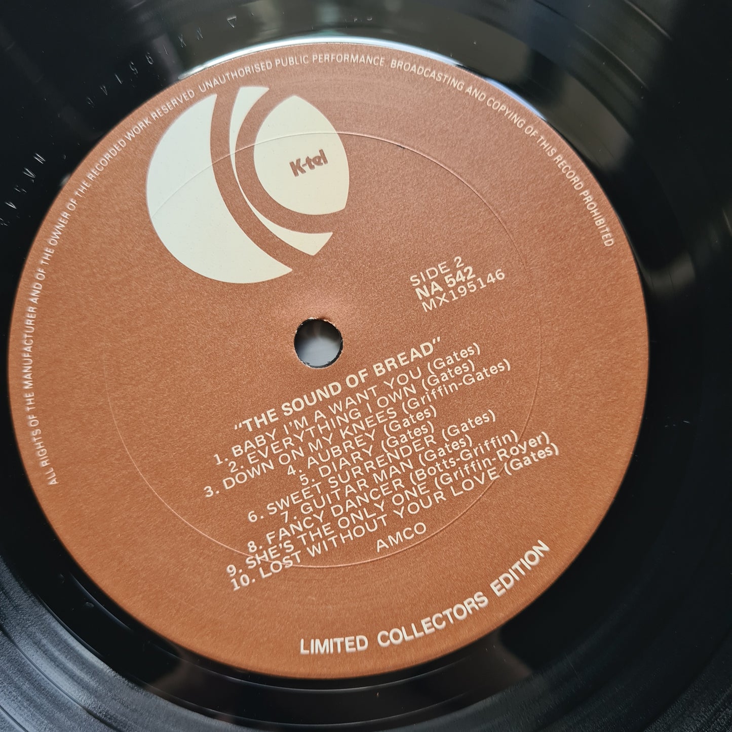 Bread – The Sound Of Bread - 1979 - Vinyl Record LP - Sound Hound Records