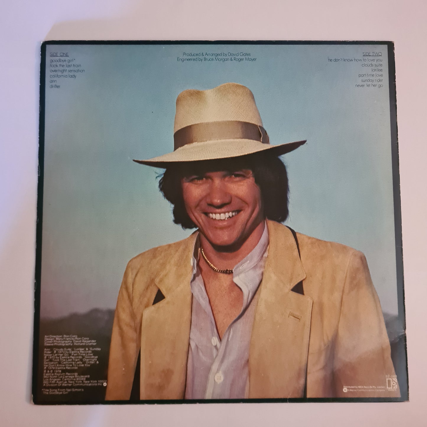 David Gates (Bread) - Goodbye Girl - 1978 - Vinyl Record LP - Sound Hound Records