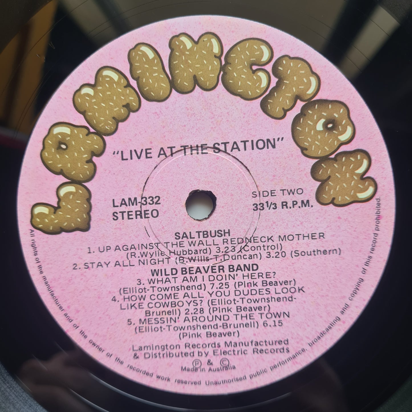 Dingoes, Wild Beaver Band, Myriad, Saltbush – Live At The Station - 1976 - Vinyl Record LP - Sound Hound Records