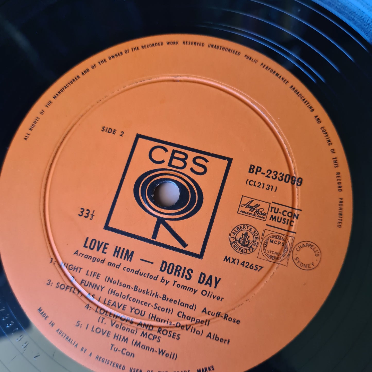 Doris Day – Doris Day - 1964 (Mono Pressing) - Vinyl Record LP - Sound Hound Records