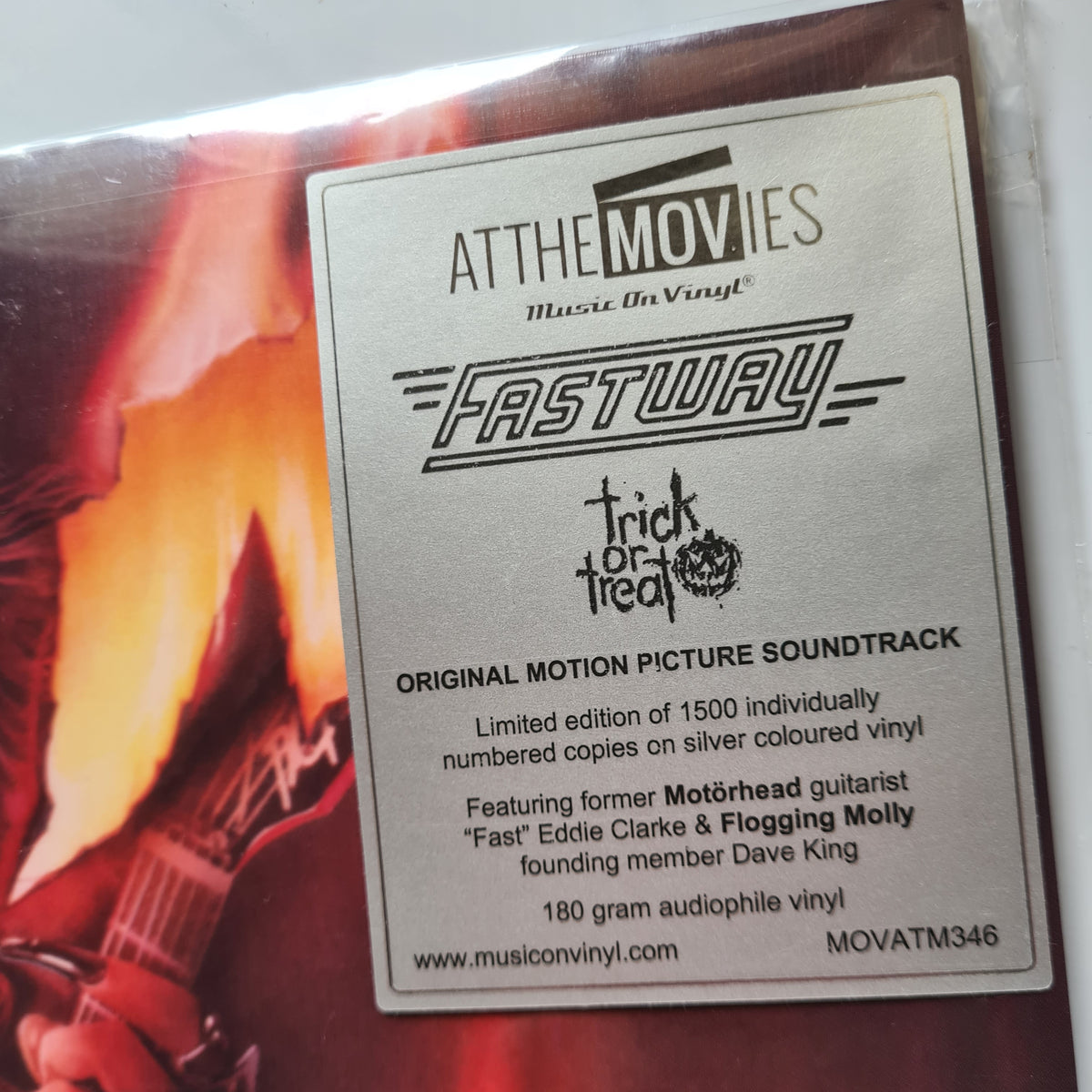 Fastway – Trick Or Treat (Original Soundtrack) - 1986 (2025 Limited edition Silver Vinyl European Pressing) - Vinyl Record LP (BRAND NEW) - Sound Hound Records