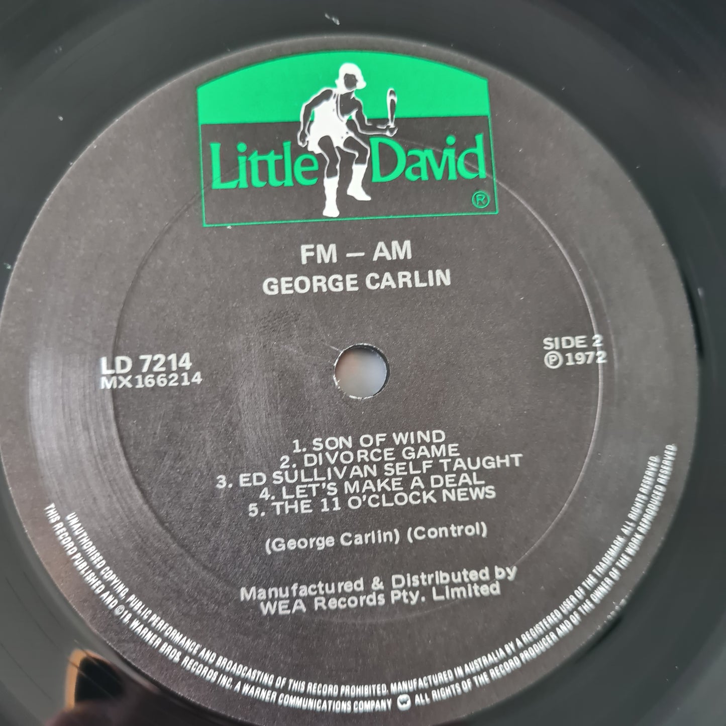 George Carlin – FM & AM (Comedy) - 1972 - Vinyl Record LP (near mint) - Sound Hound Records