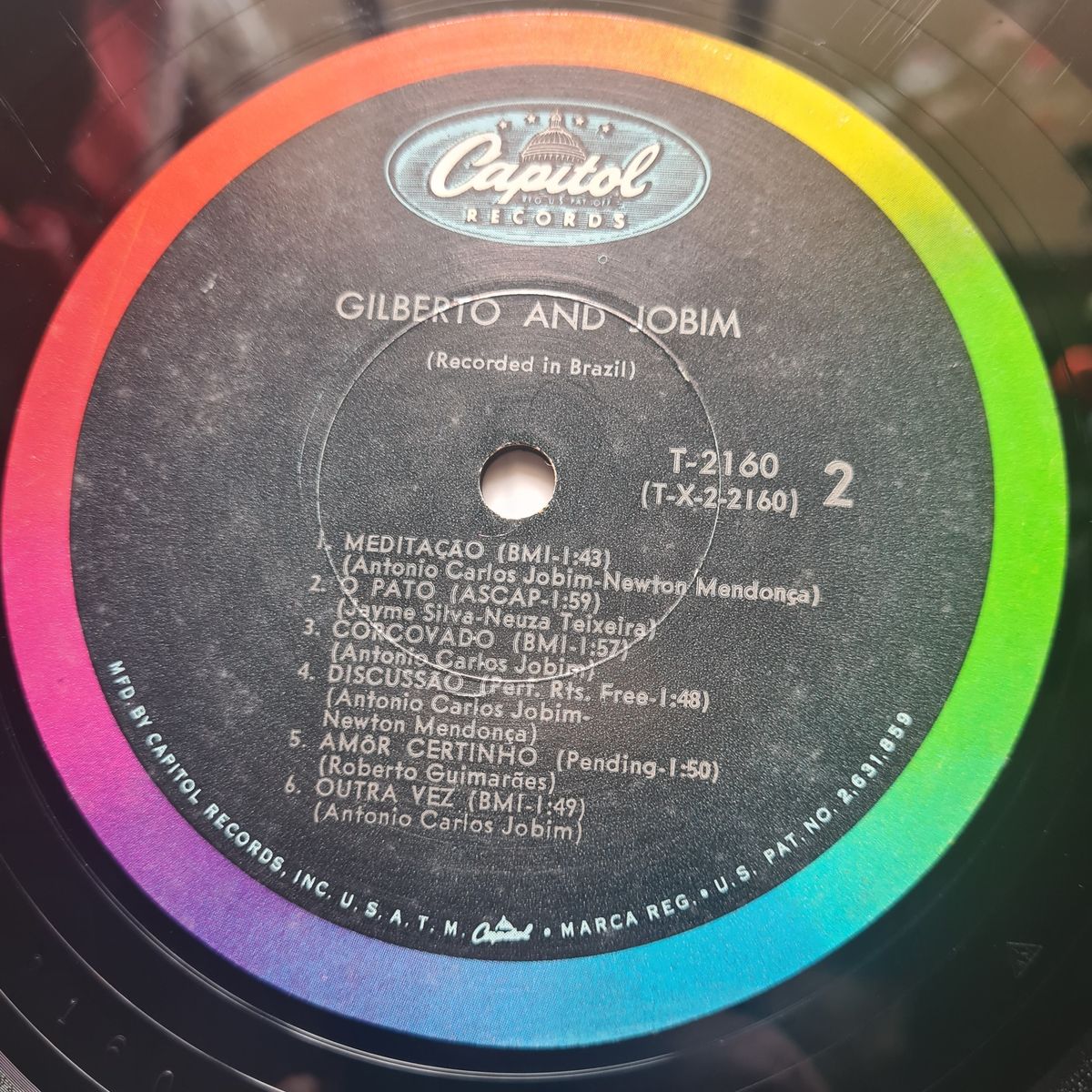 João Gilberto, Antonio Carlos Jobim – Gilberto & Jobim - 1960 (1964 USA Pressing)- Vinyl Record LP 🇧🇷
