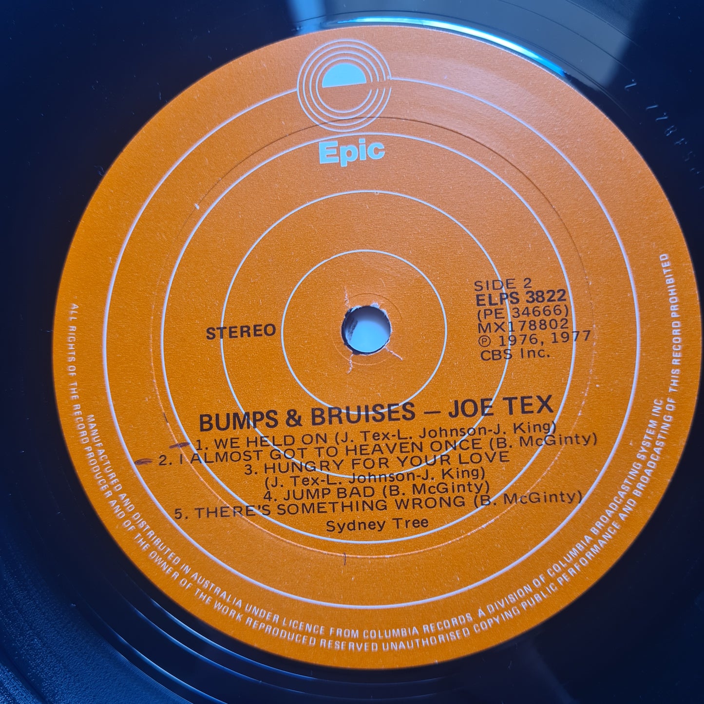Joe Tex – Bumps & Bruises - 1977 - Vinyl Record LP - Sound Hound Records