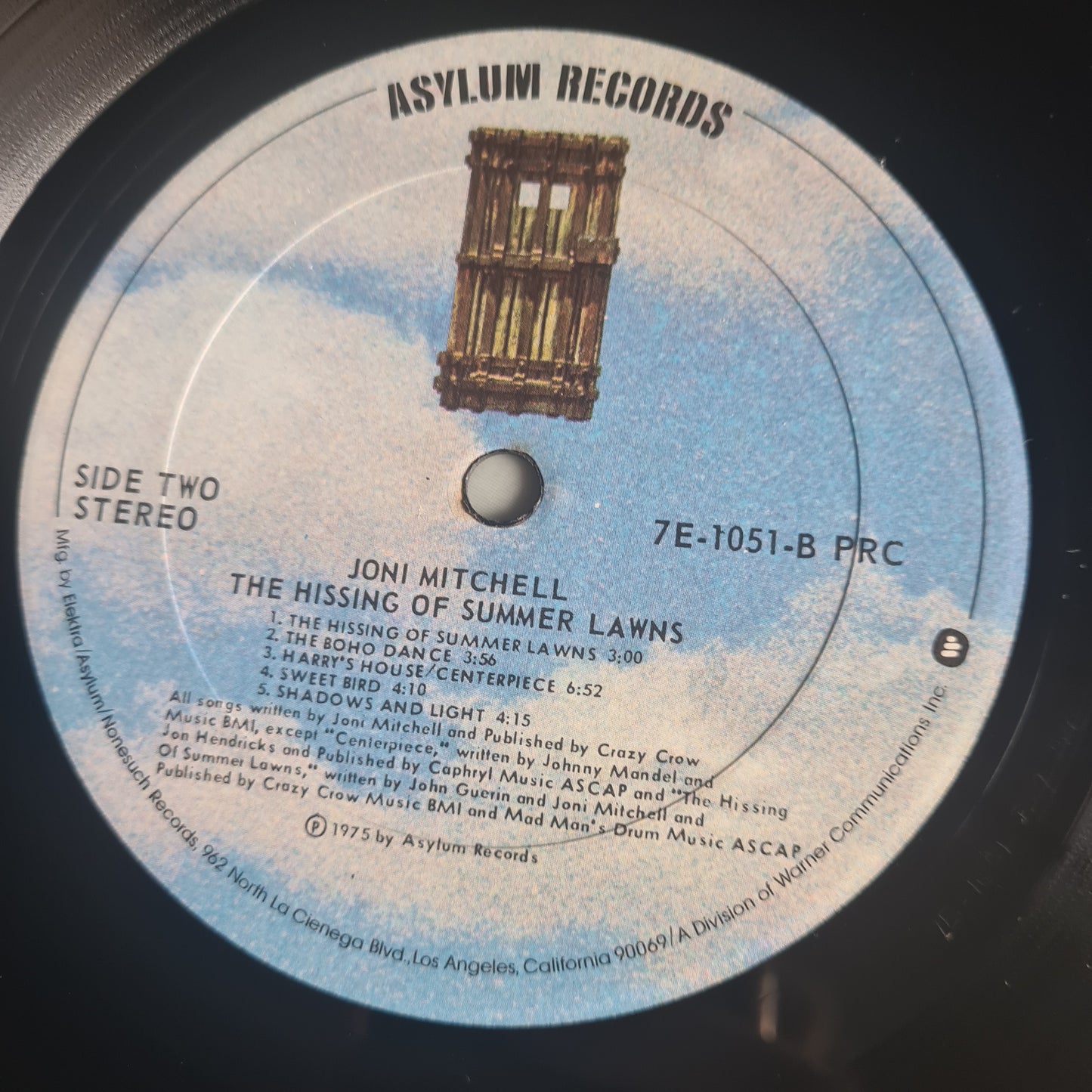 Joni Mitchell – The Hissing Of Summer Lawns - 1975 (USA Pressing) - Vinyl Record LP - Sound Hound Records