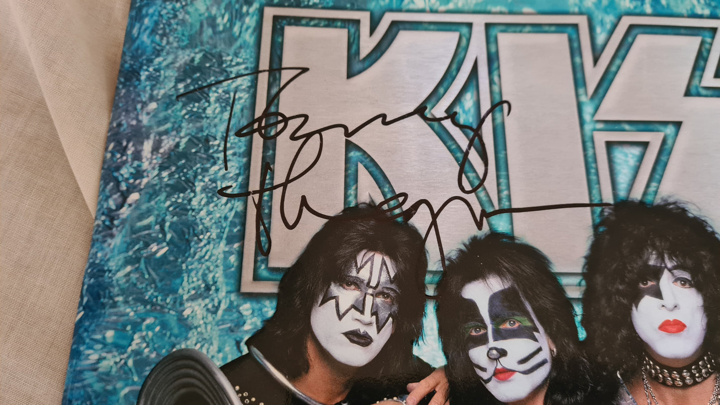 KISS - ROCK THE NATION TOUR BOOK- 2004- SIGNED BY TOMMY THAYER - Sound Hound Records