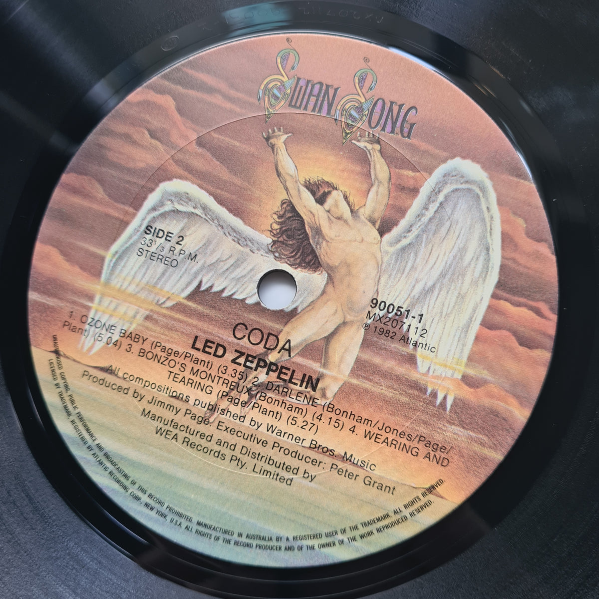 Led Zeppelin – Coda - 1982 - Vinyl Record LP - Sound Hound Records