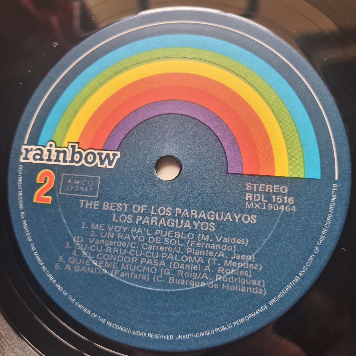 Los Paraguayos– The Best Of Los Paraguayos - 1979 - Vinyl Record LP