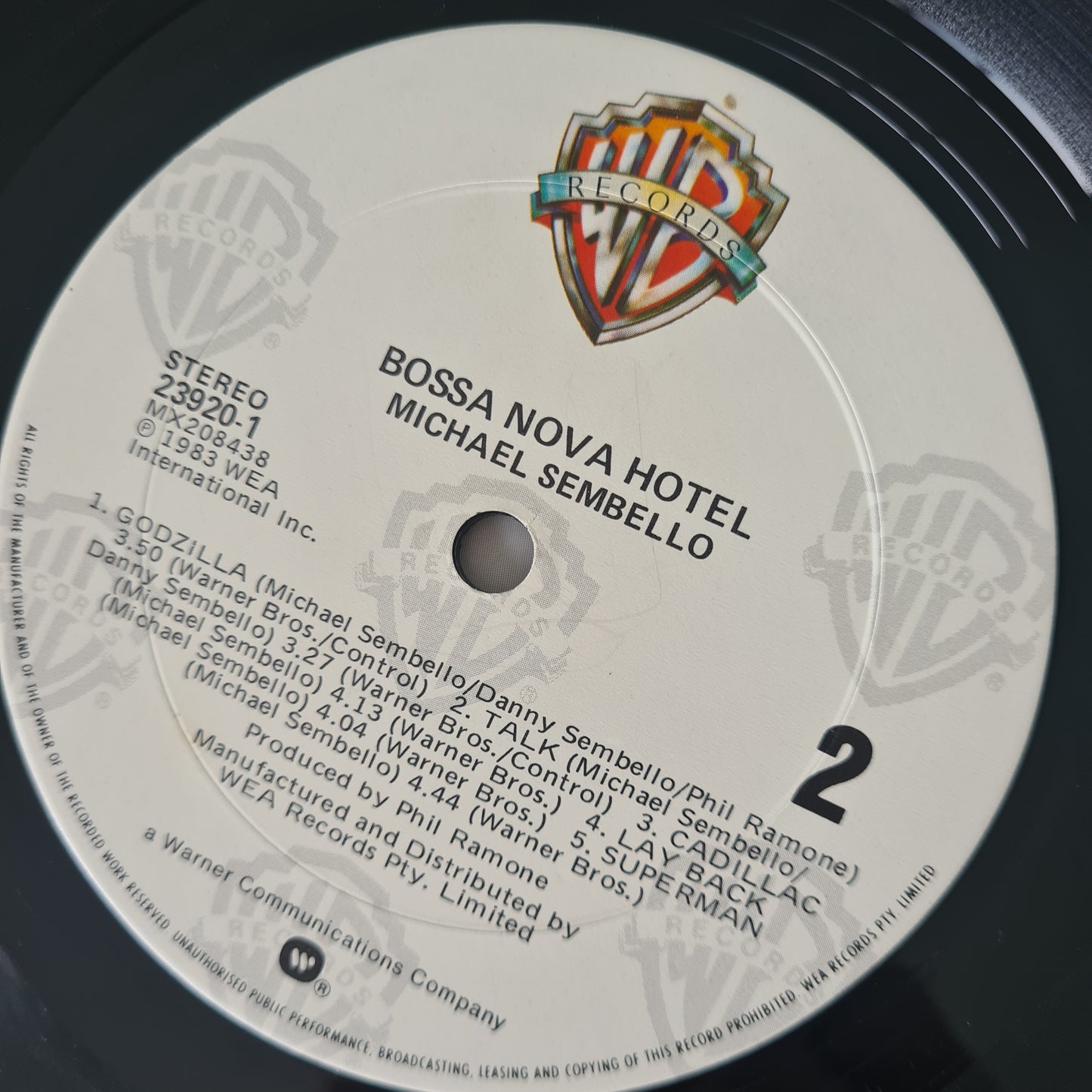 Michael Sembello – Bossa Nova Hotel - 1983 - Vinyl Record LP - Sound Hound Records