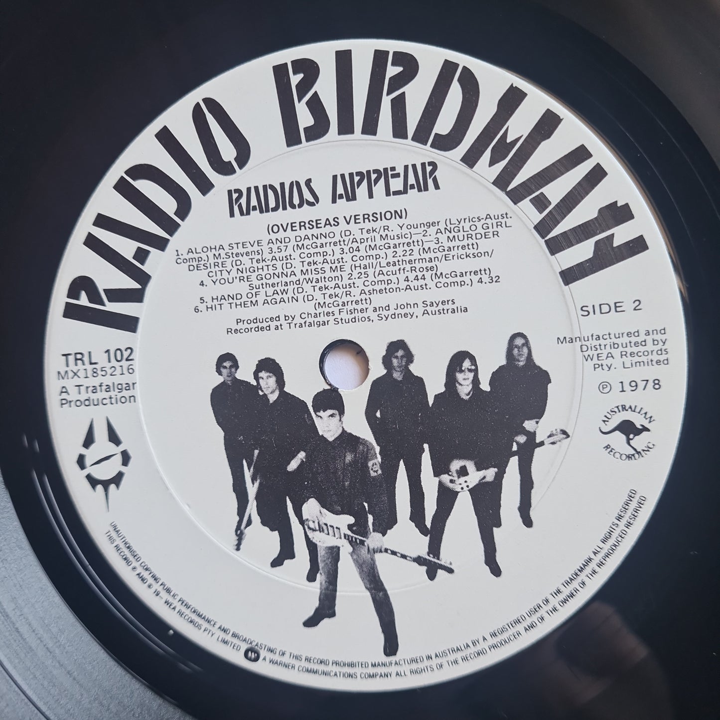 Radio Birdman - Radios Appear - 1977 - (1978 Alternate cover Australian pressing) Vinyl Record LP - Sound Hound Records
