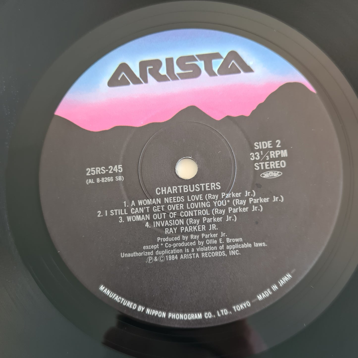 Ray Parker Jr. – Chartbusters - 1984 - Vinyl Record LP (near mint) with stickers - Sound Hound Records