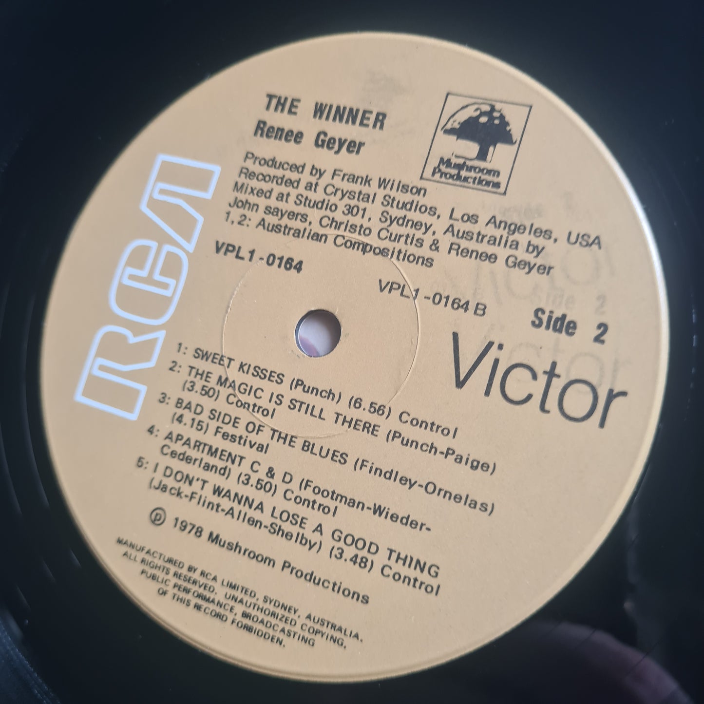Renee Geyer – The Winner - 1978 - Vinyl Record LP - Sound Hound Records