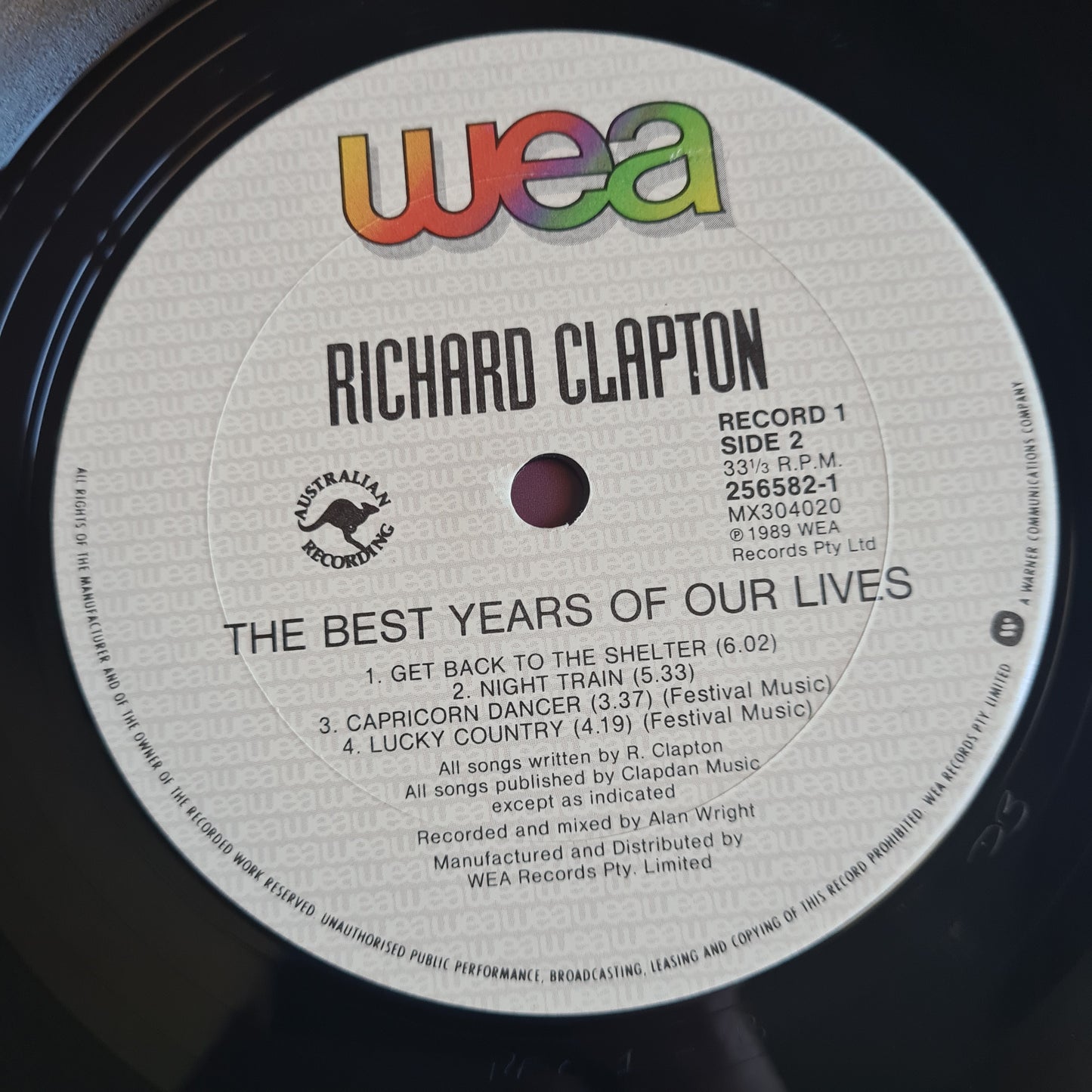 Richard Clapton – The Best Years Of Our Lives - 1989 - 2LP Vinyl Record (Near mint) - Sound Hound Records