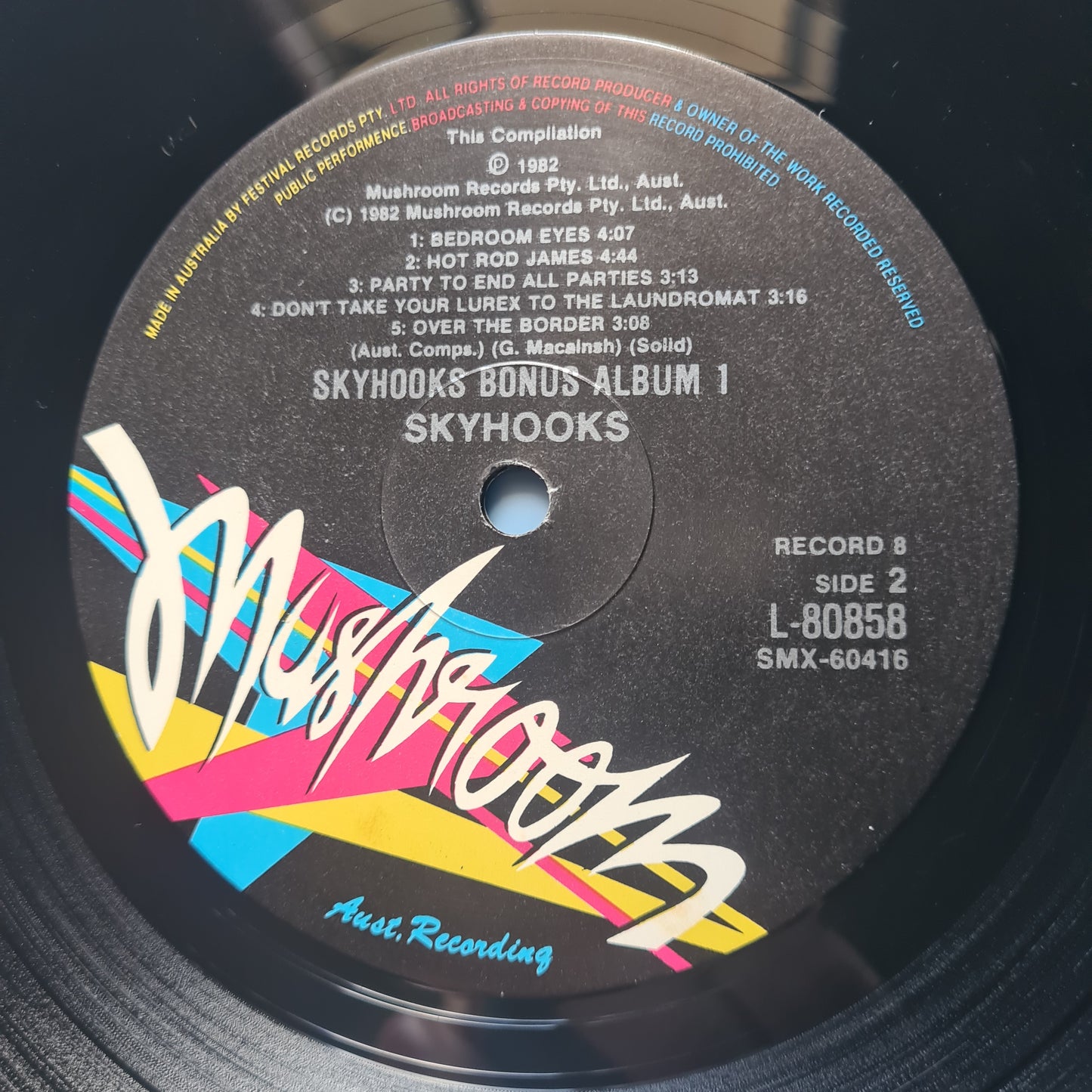 Skyhooks – Singles & B Sides - 1982 - Vinyl Record LP (near mint) - Sound Hound Records