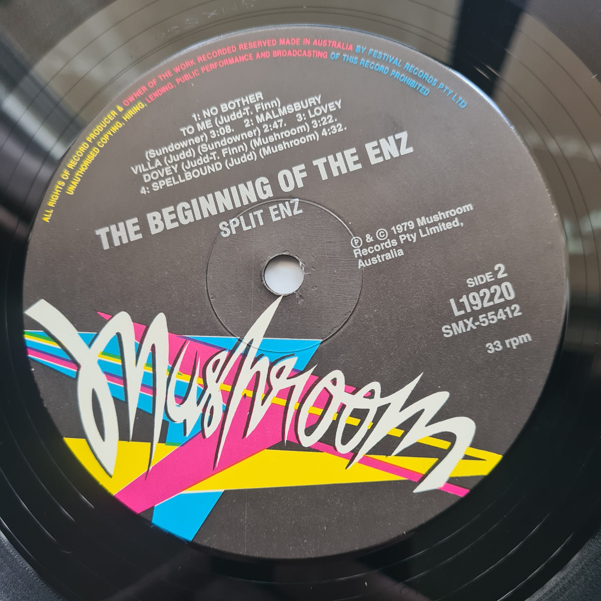Split Enz – The Beginning Of The Enz (Greatest Hits) - 1979 (RARE 1988 Pressing) - Vinyl Record LP. (Excellent) - Sound Hound Records