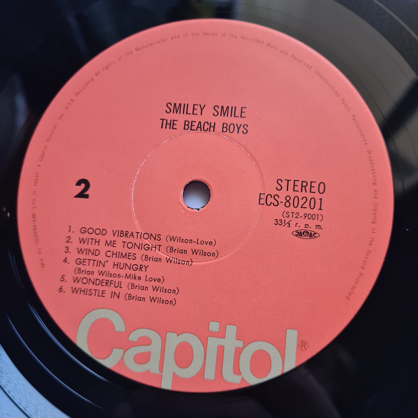 The Beach Boys -Smiley Smile - 1967 (1975 Japanese Pressing) - Vinyl Record LP (near mint) - Sound Hound Records
