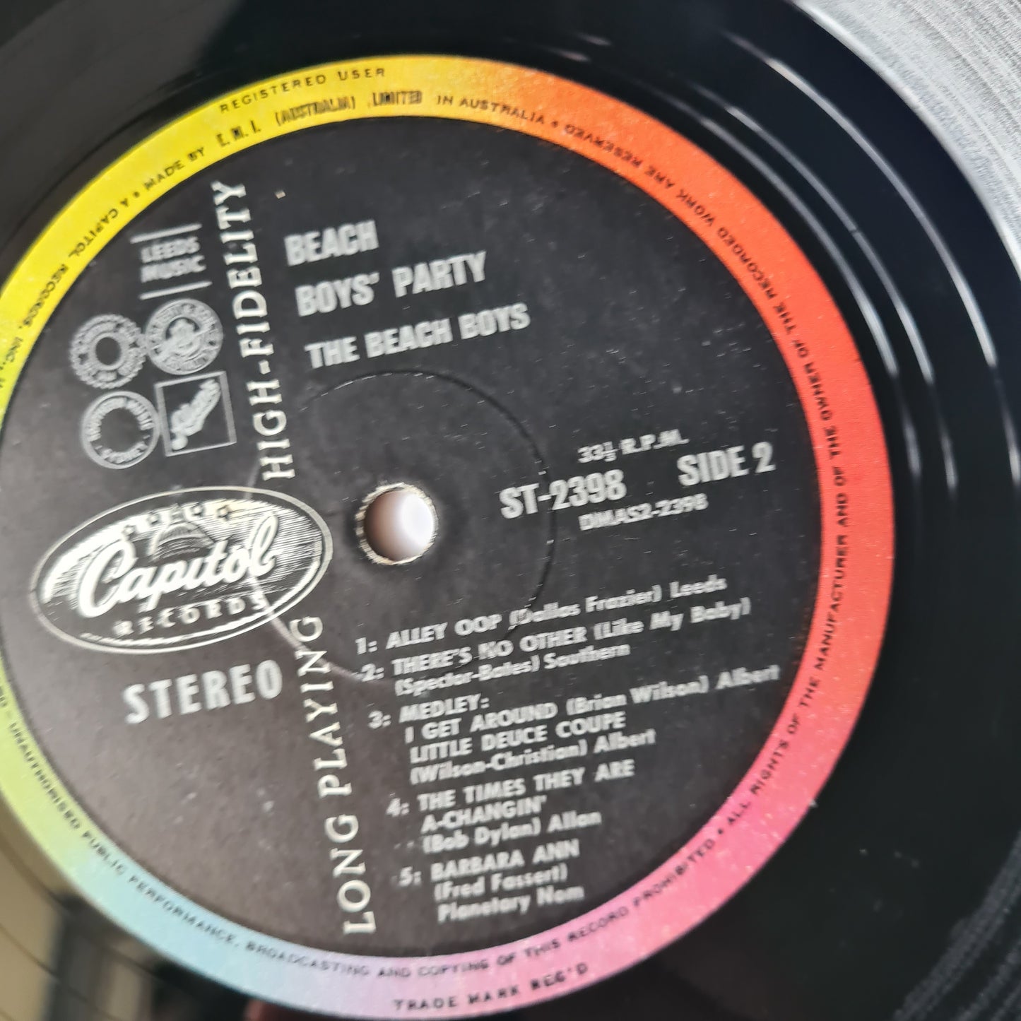 The Beach Boys – Beach Boys Party - 1965 (Australian Pressing) - Vinyl Record LP - Sound Hound Records