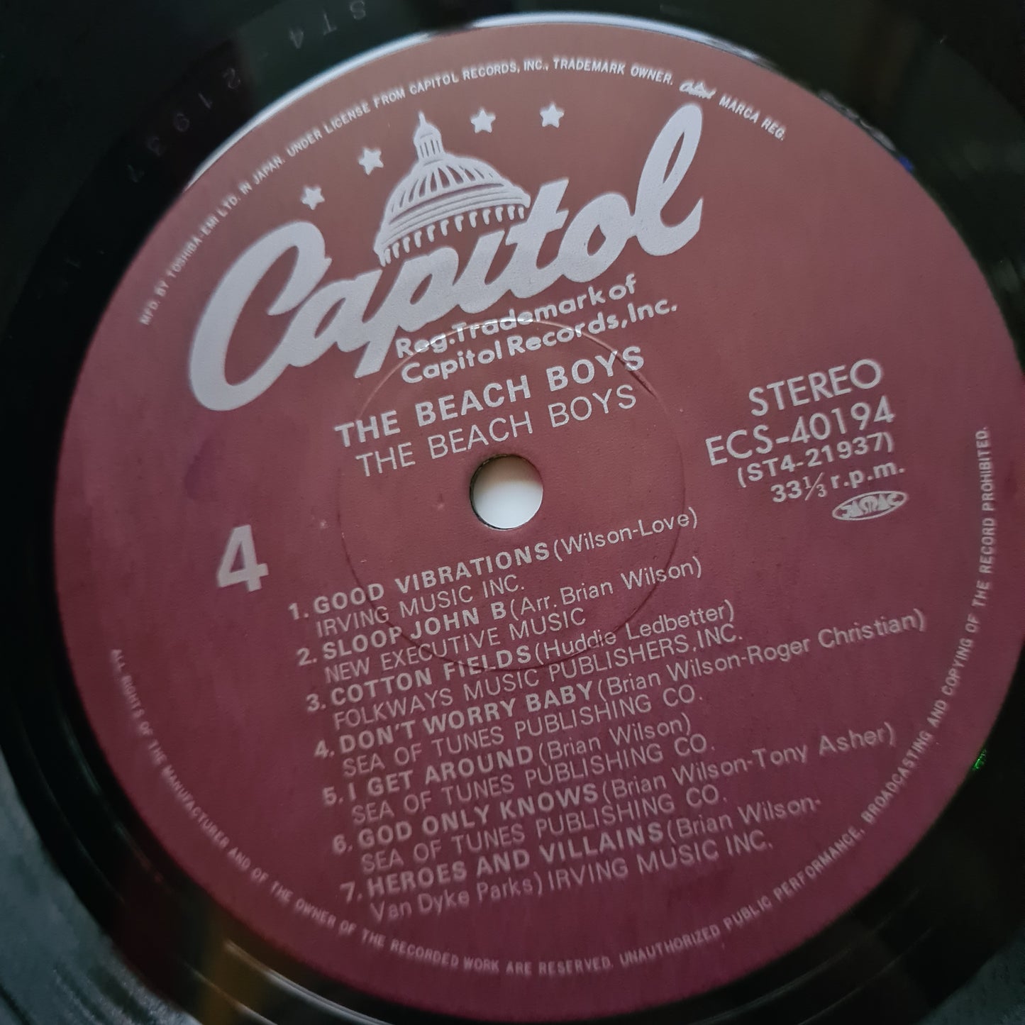 The Beach Boys – The Beach Boys (2LP Japanese Greatest Hits) - 1979 - Vinyl Record LP - Sound Hound Records