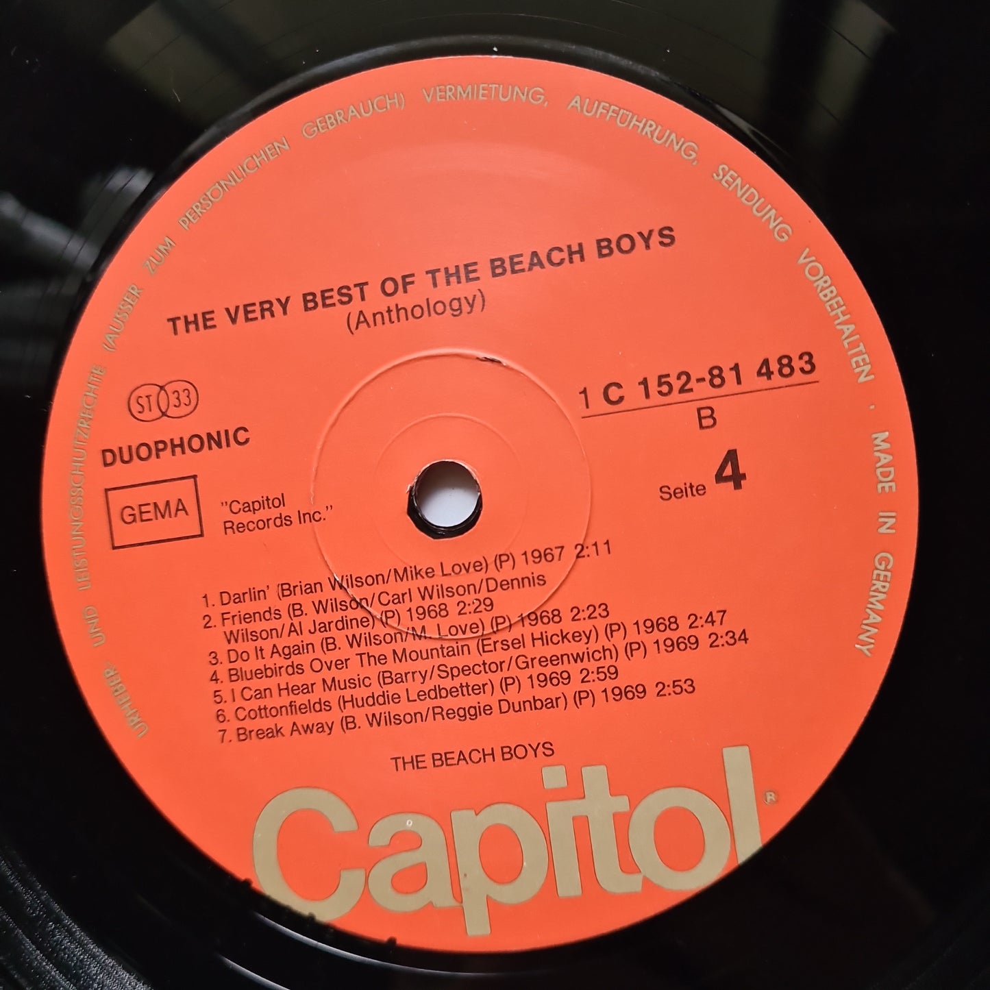 The Beach Boys – The Very Best Of The Beach Boys (Anthology 1963-69) - (Gatefold) 1974 - Vinyl Record 2LP - Sound Hound Records