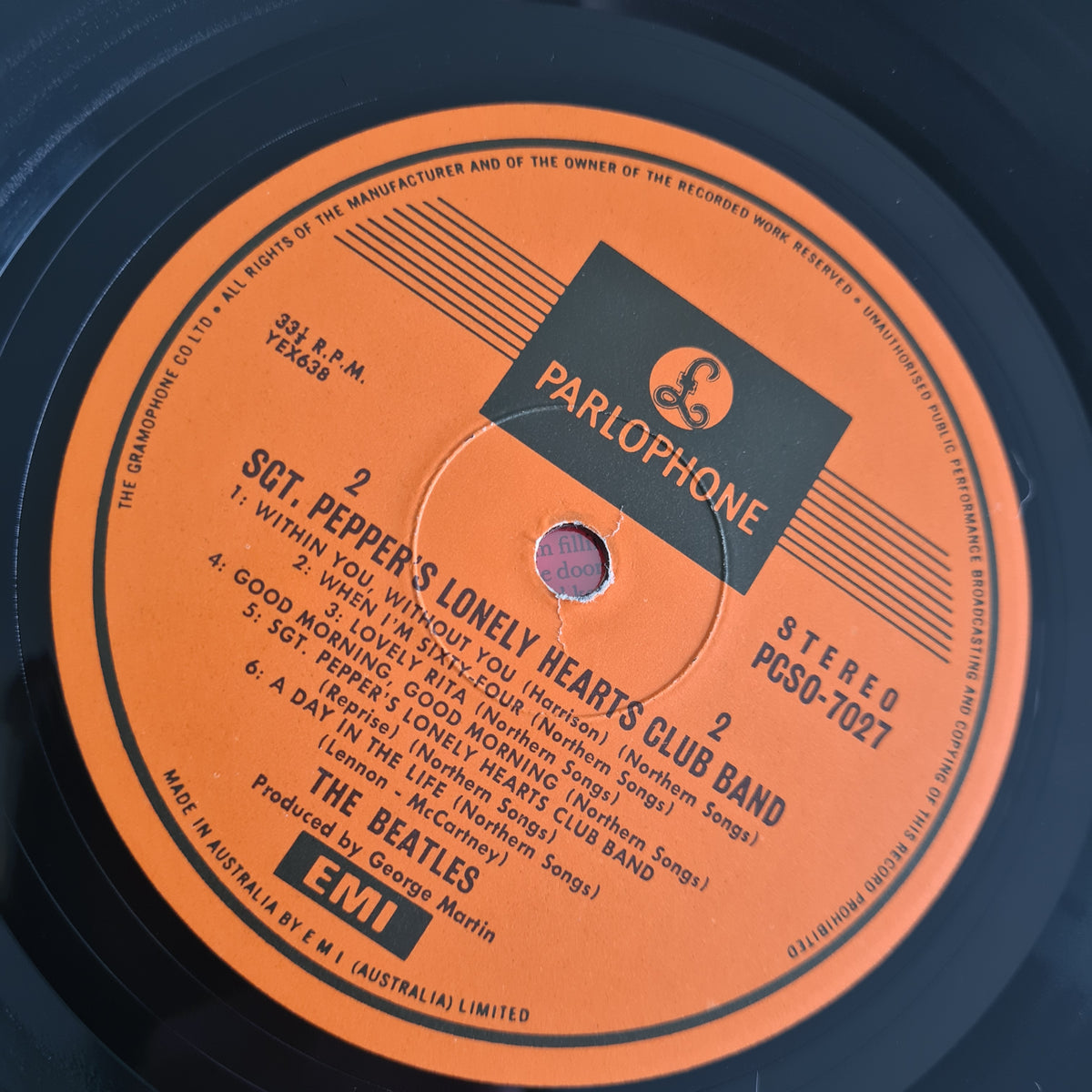 The Beatles – Sgt. Pepper's Lonely Hearts Club Band - 1967 (1978 Australian Pressing) - Vinyl Record LP - Sound Hound Records