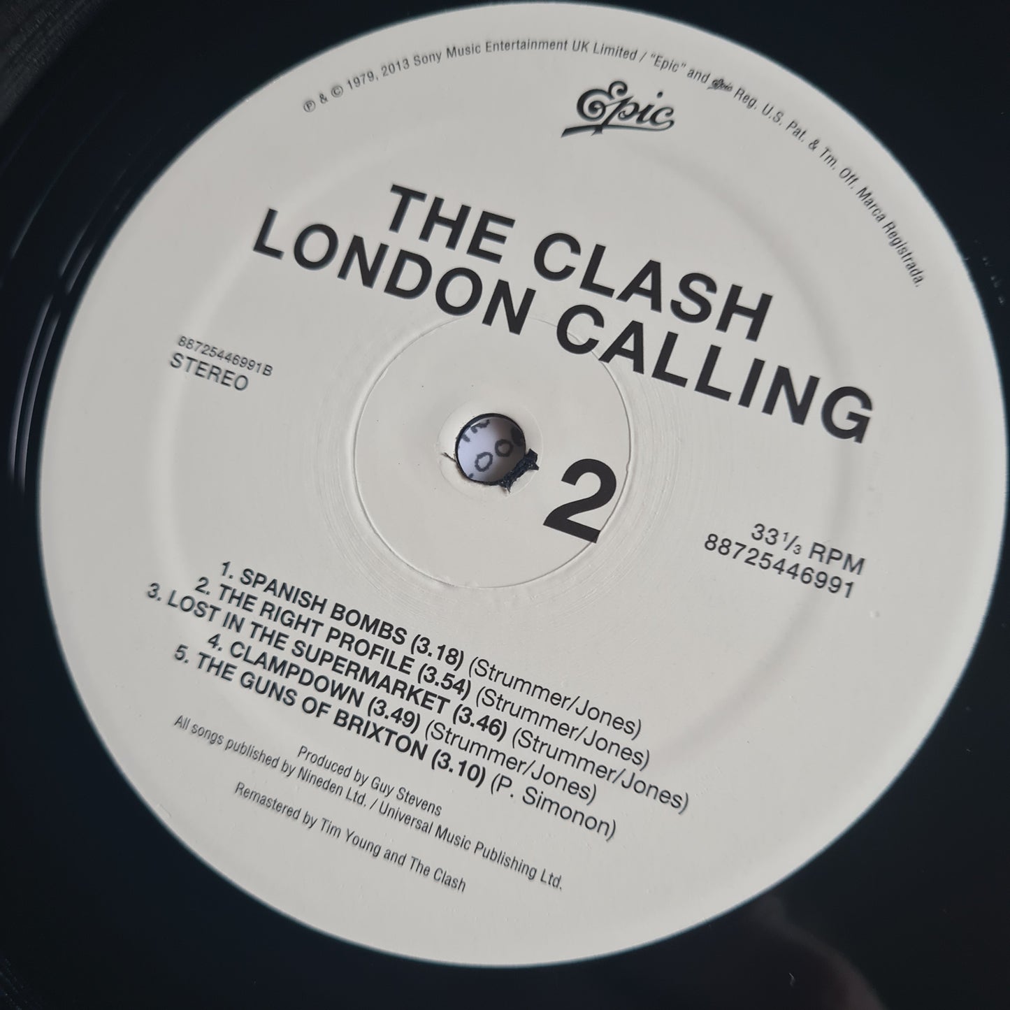 The Clash – London Calling - 1979 (2013 USA 2LP Pressing) - Vinyl Record - Sound Hound Records