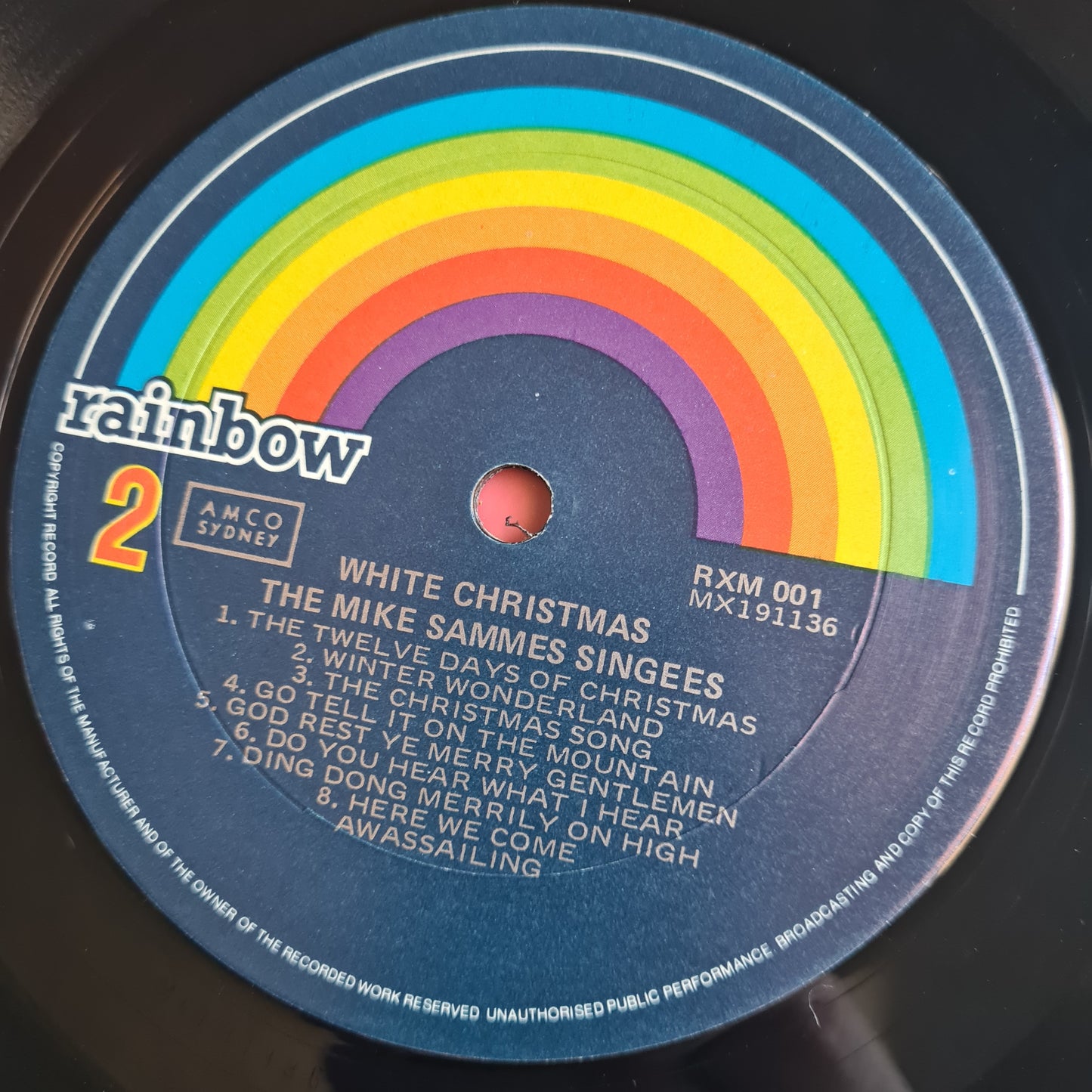 The Mike Sammes Singers With Organ And Chimes – White Christmas - 1969 - Vinyl Record LP - Sound Hound Records