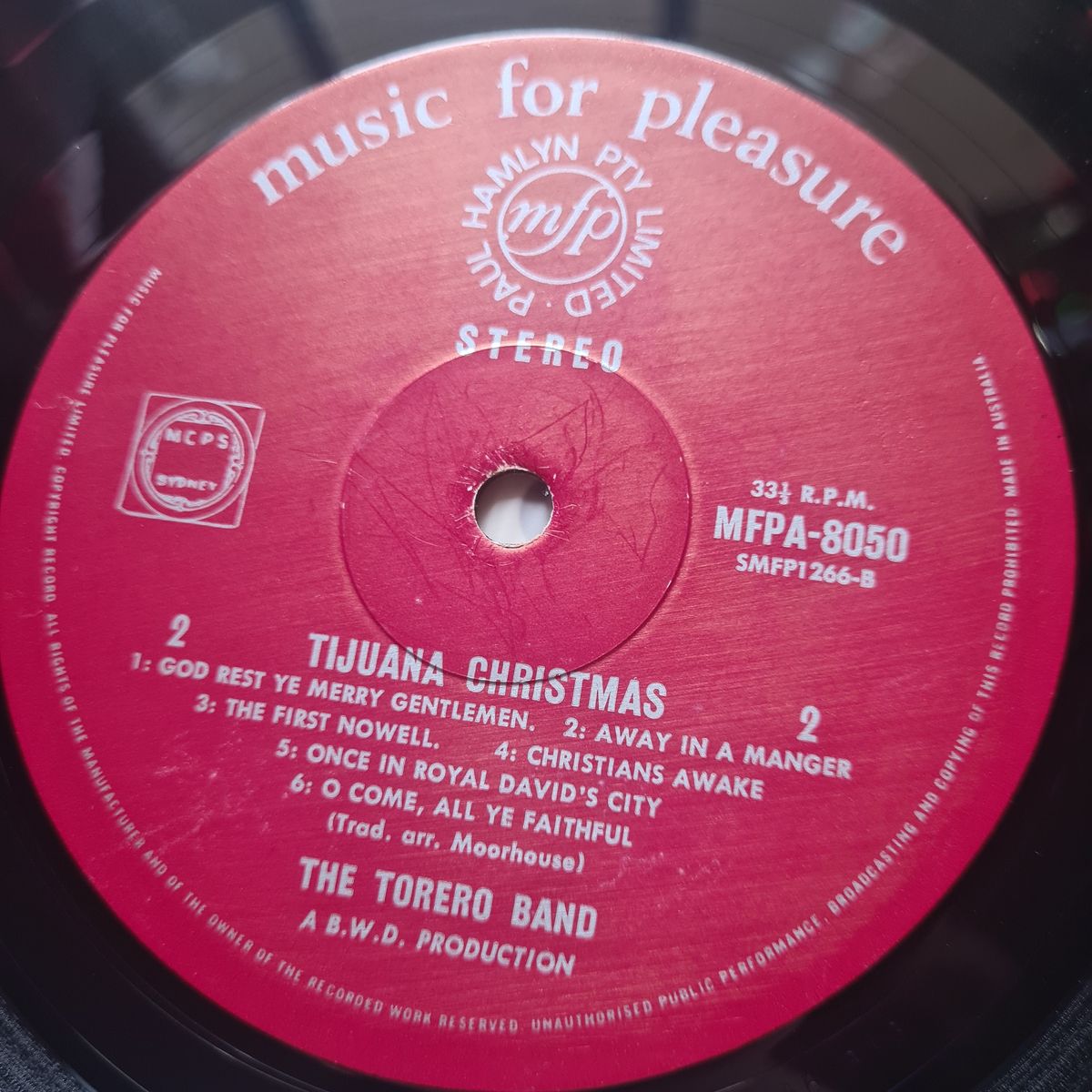 The Torero Band – Tijuana Christmas - 1968 - Vinyl Record LP
