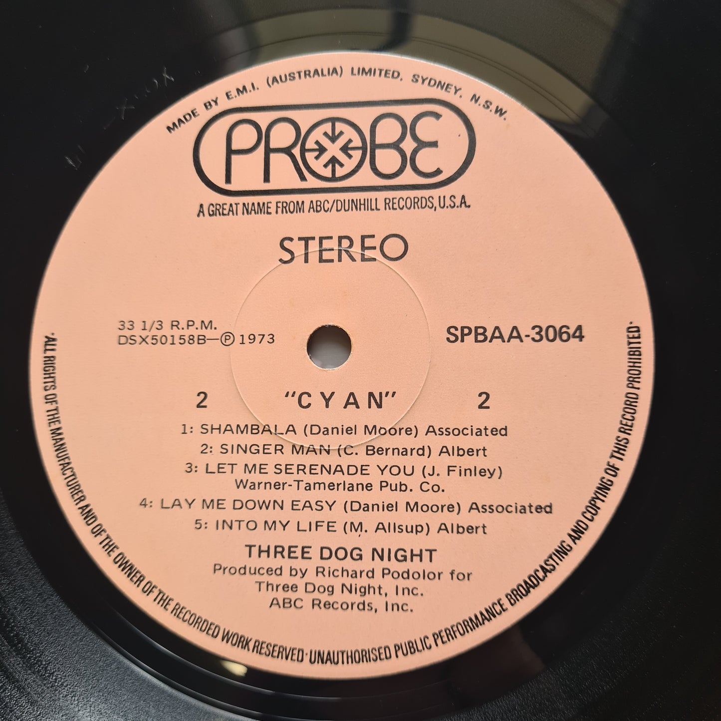 Three Dog Night – Cyan - 1973 (Near Mint) - Vinyl Record LP (Gatefold) - Sound Hound Records