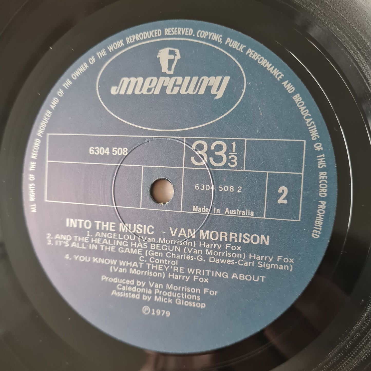 Van Morrison – Into The Music - 1979 - Vinyl Record LP - Sound Hound Records
