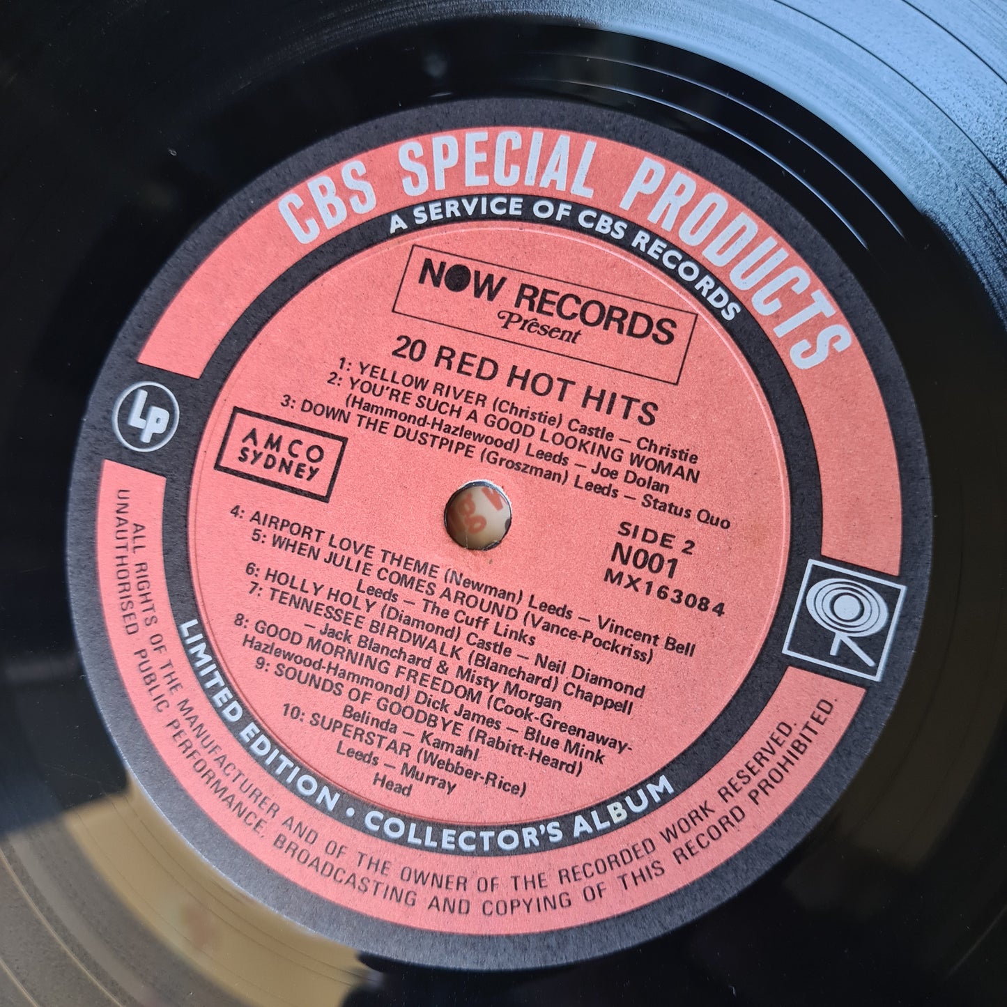 Various - 20 Red Hot Hits - 1970 - Vinyl Record LP - Sound Hound Records