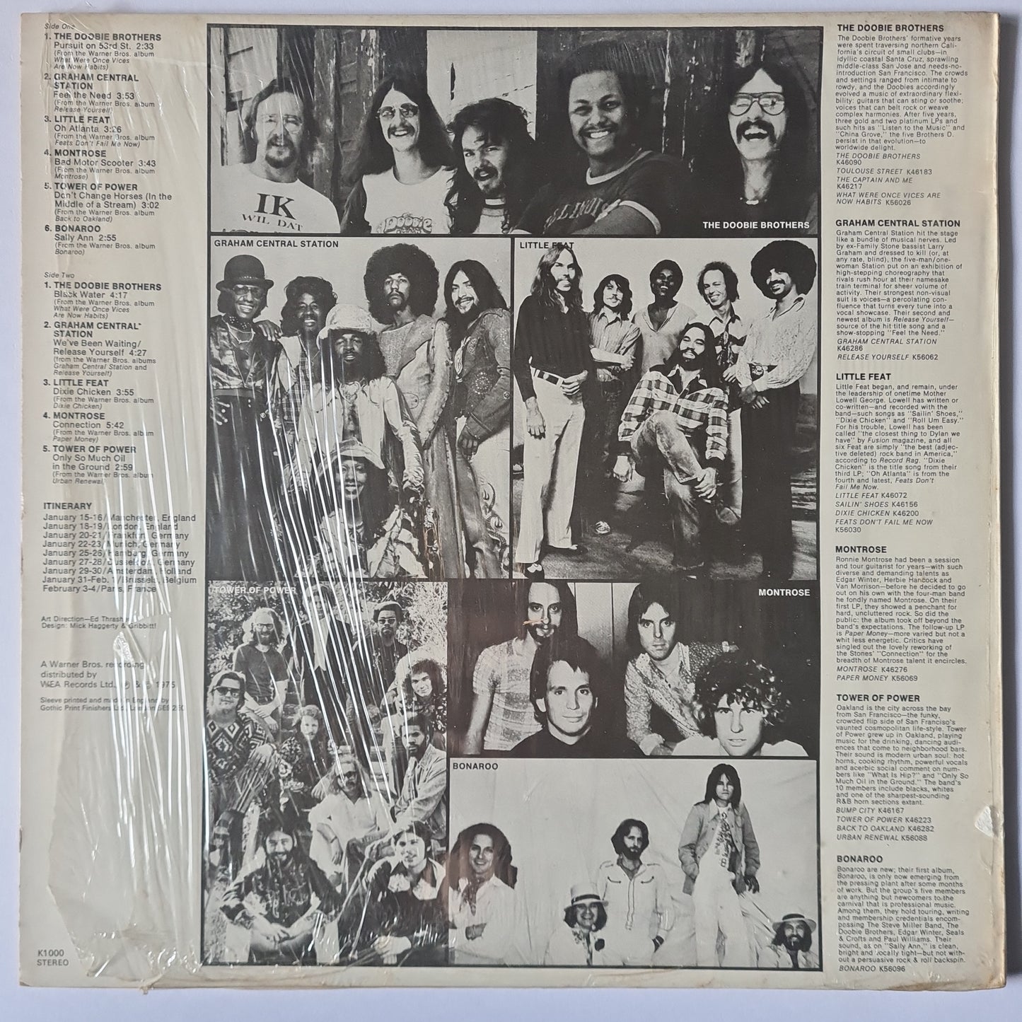 Various Artists/Hits album - The Warner Bros. Music Show - 1975 - Vinyl Record LP - Sound Hound Records