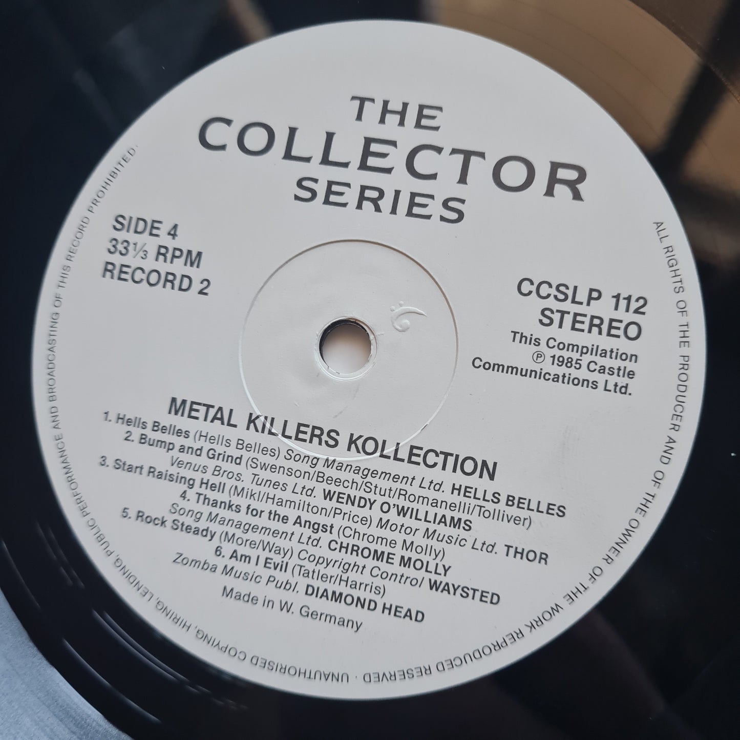Various Artists – Metal Killers Kollection - 1985 - Vinyl Record 2LP - Sound Hound Records