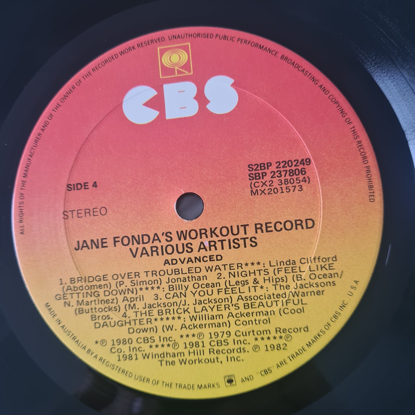 Various – Jane Fonda's Workout Record - 1982 - Vinyl Record 2LP