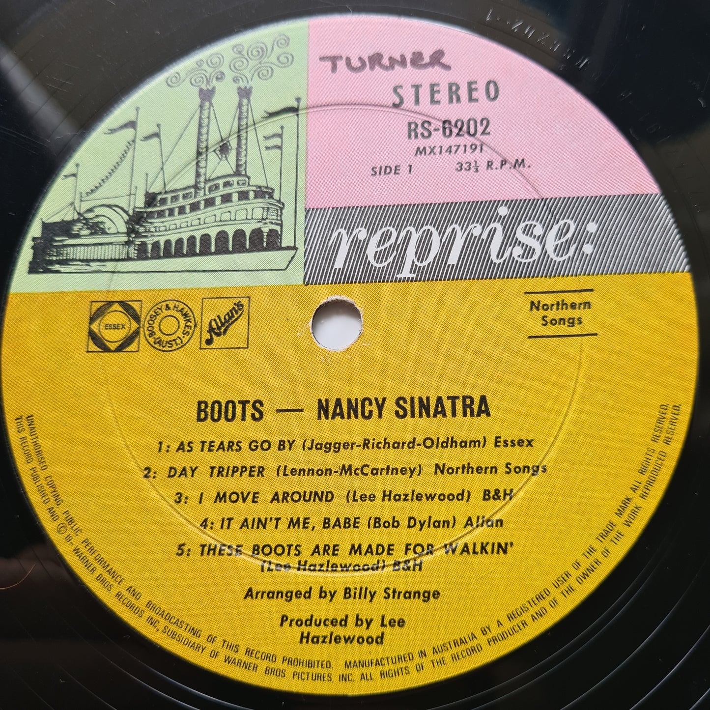 Nancy Sinatra – Boots - 1966 - Vinyl Record LP