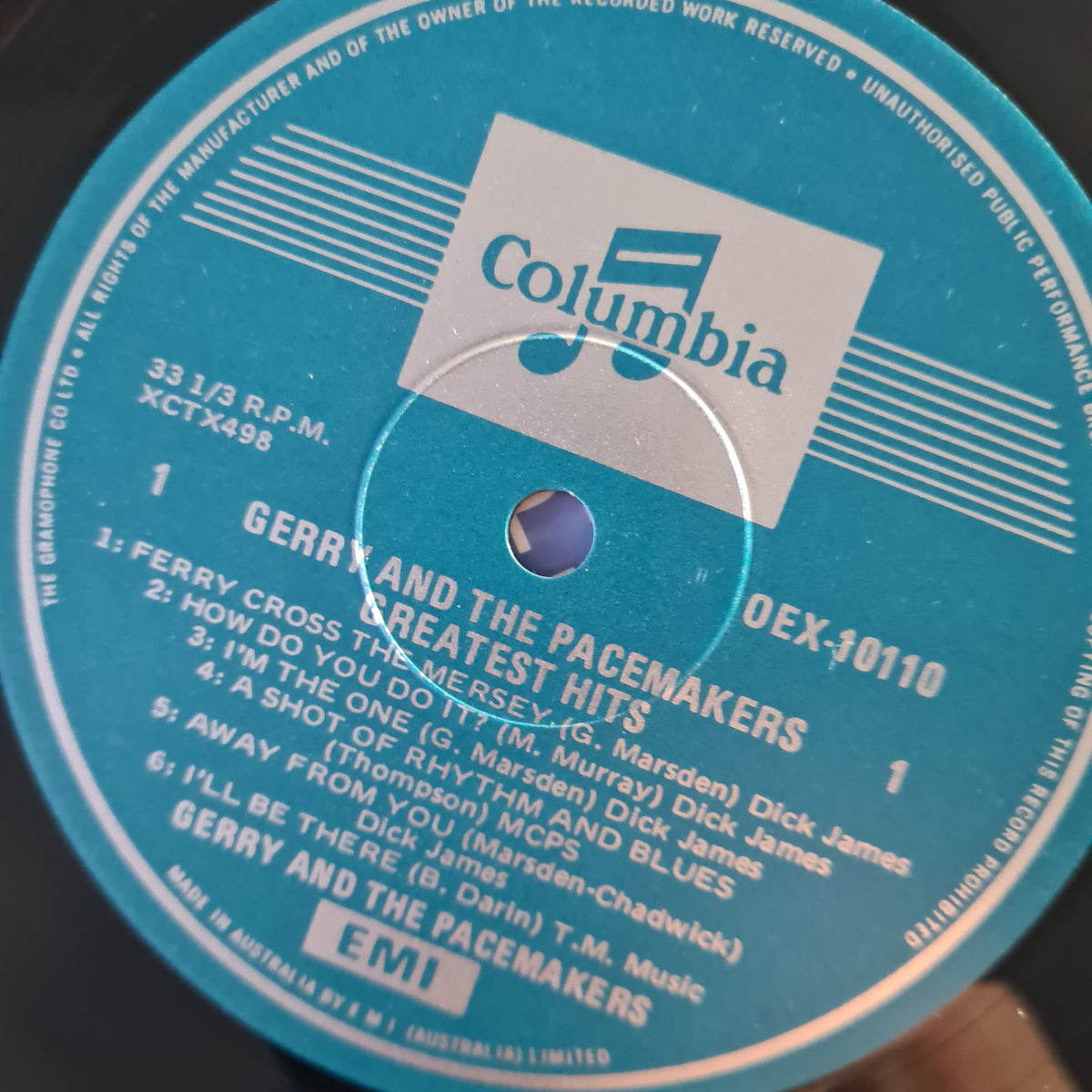 Gerry & The Pacemakers – Greatest Hits - 1965 (1975 Australian Pressing) - Vinyl Record LP (near mint)