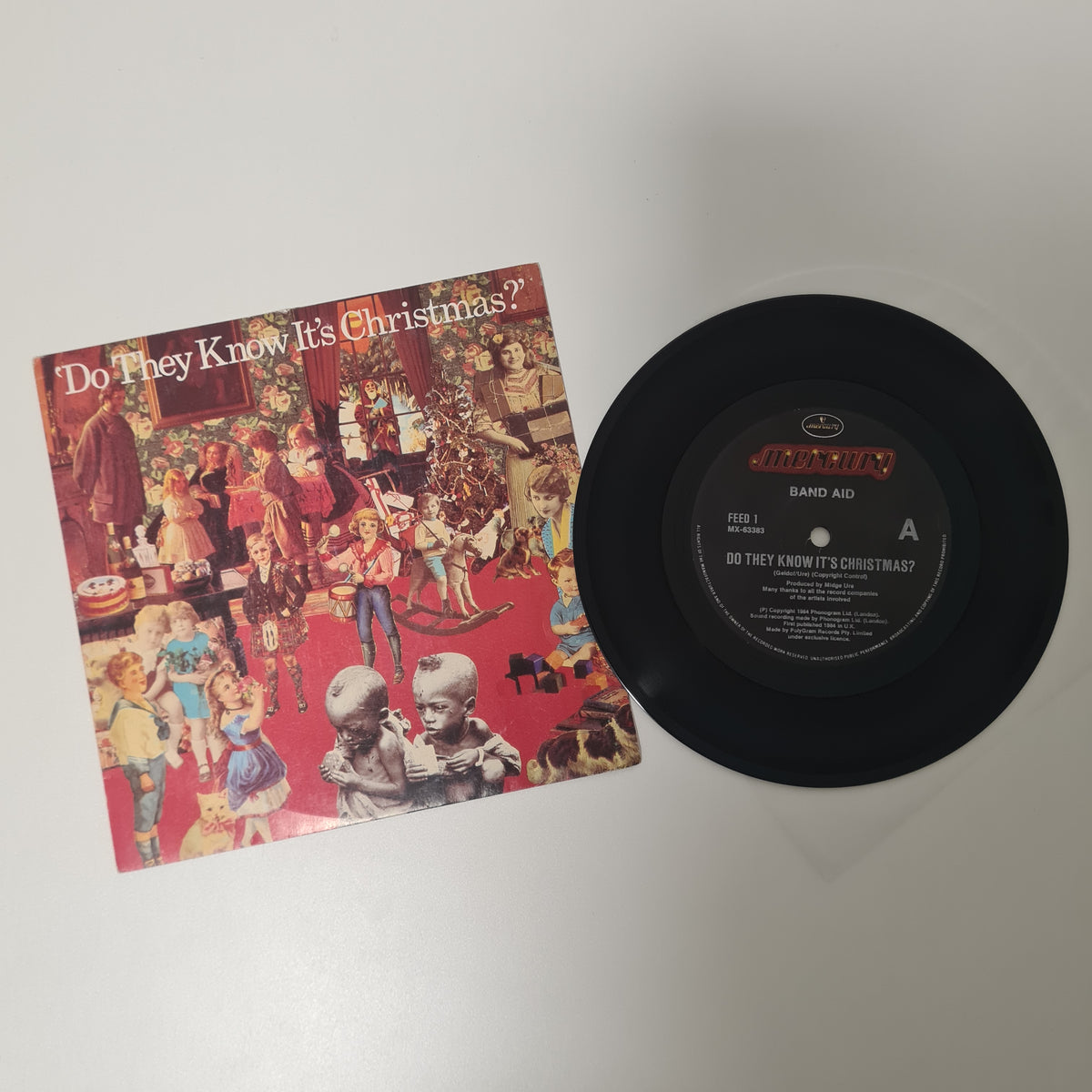 Band Aid – Do They Know It's Christmas? - 1984 - Vinyl Record (7inch Single)