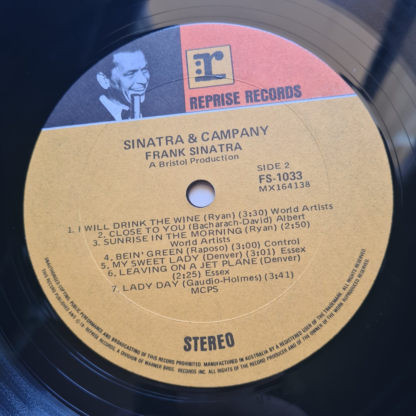 Frank Sinatra & Antonio Carlos Jobim – Sinatra & Company - 1971 - Vinyl Record LP 🇧🇷