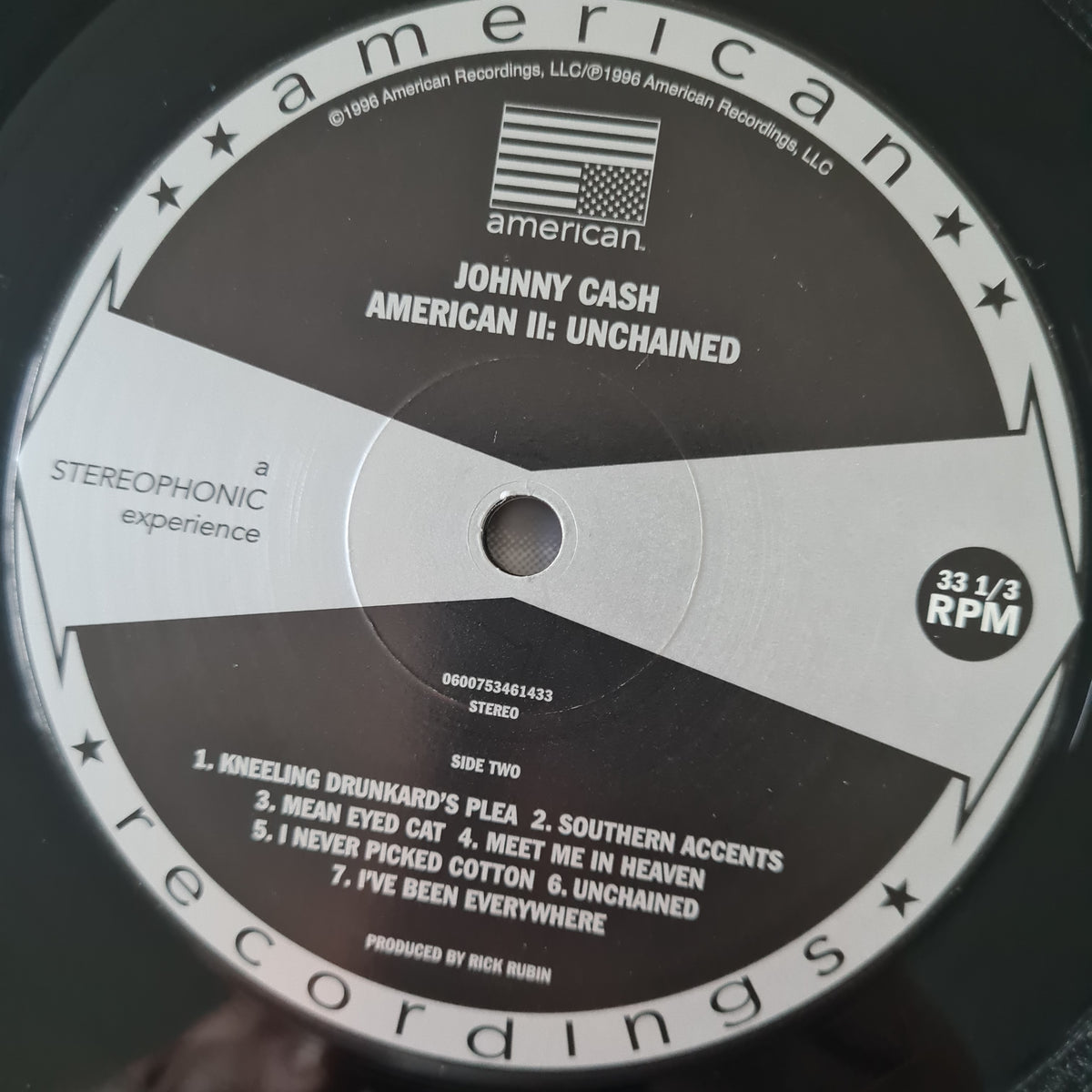 Johnny Cash – Unchained - 1996 (2020 European 180gram Pressing) - Vinyl Record LP