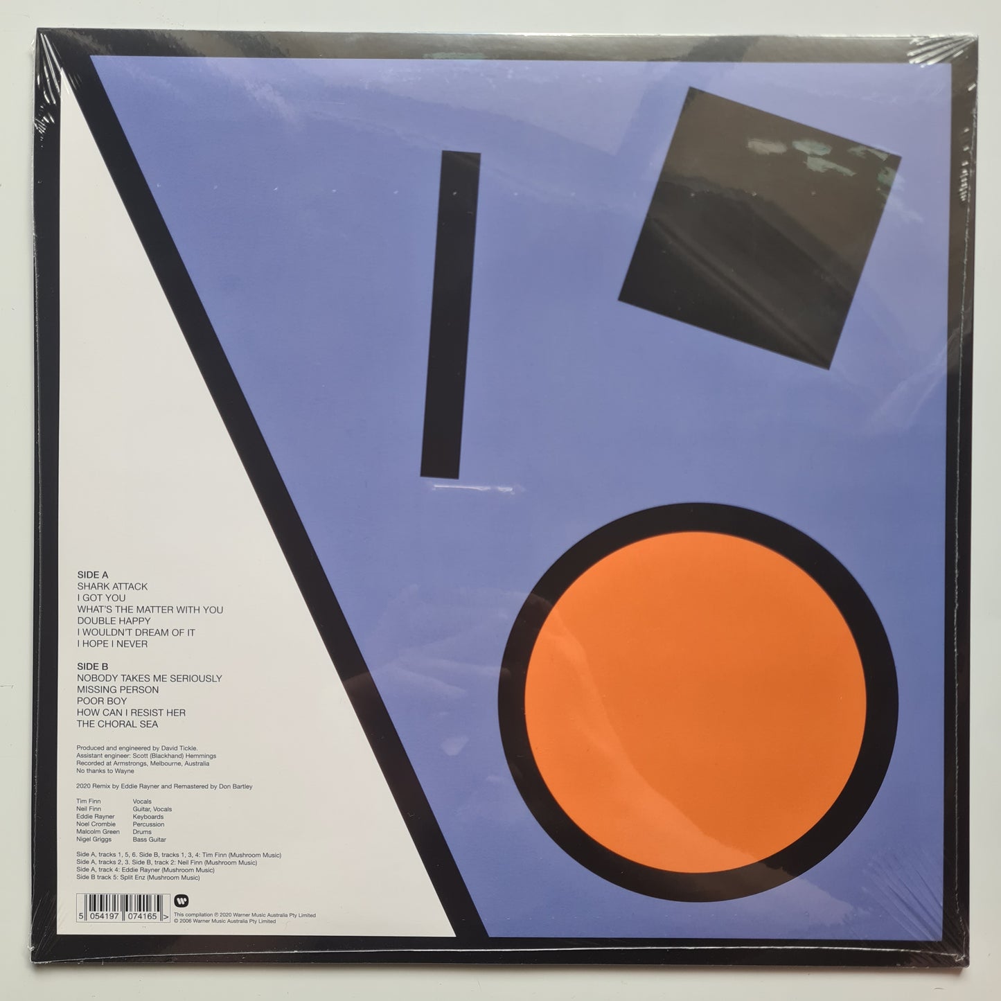 Split Enz – True Colours - 1980 (2020 40th Anniversary Remix Edition, Orange Vinyl In Blue/Orange Sleeve) - Vinyl Record LP (Brand New Sealed)