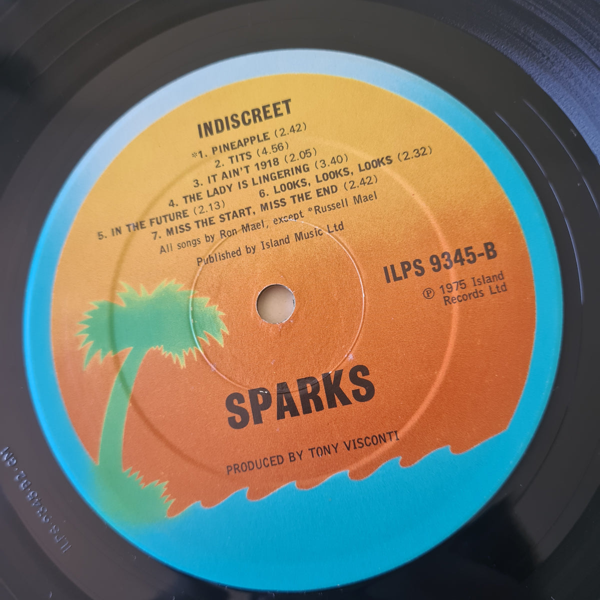Sparks – Indiscreet - 1975 (UK Pressing) - Vinyl Record LP
