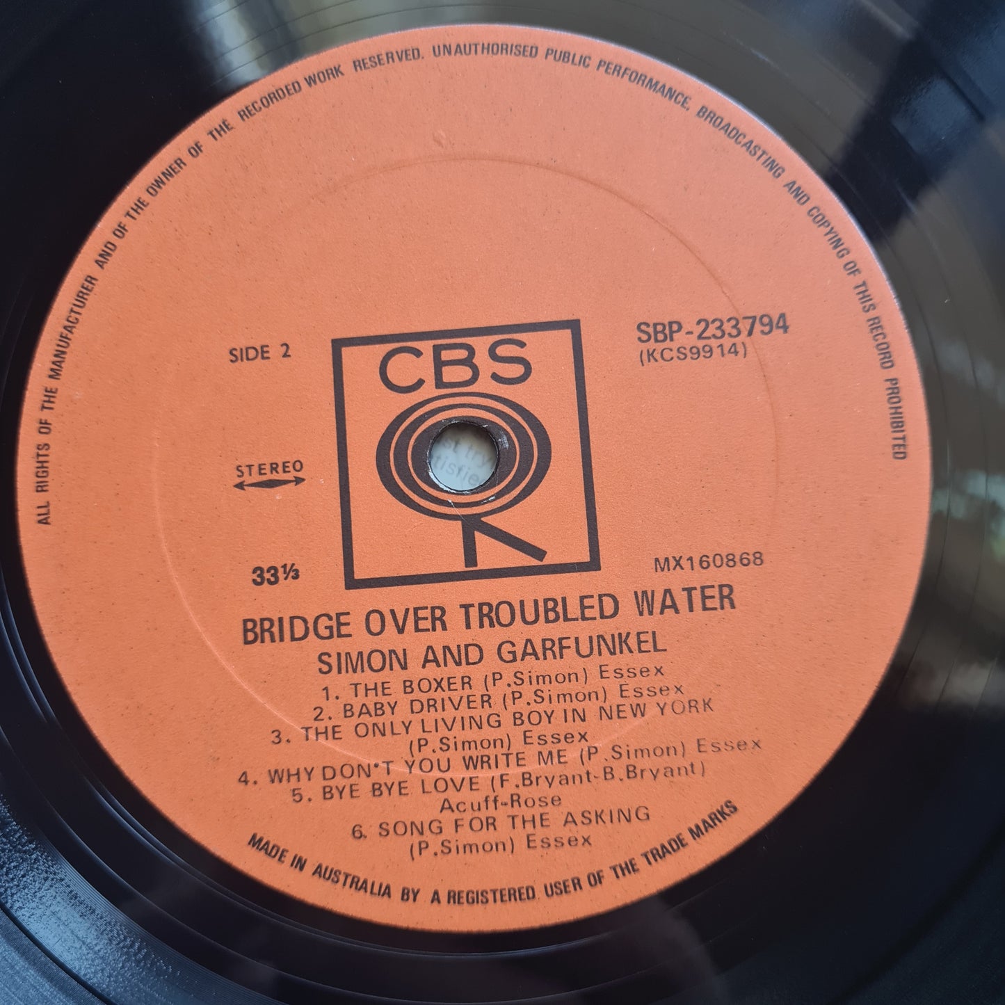 Simon & Garfunkel – Bridge Over Troubled Water (First Australian Pressing) - 1970 - Vinyl Record LP