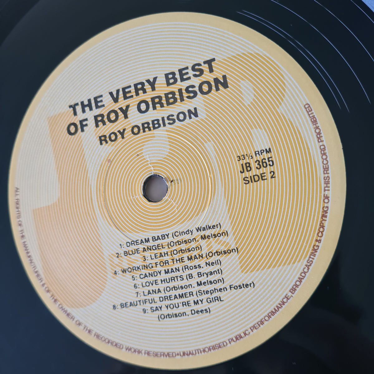 Roy Orbison – The Very Best Of Roy Orbison - 1989 (Australian Only Pressing) - Vinyl Record LP