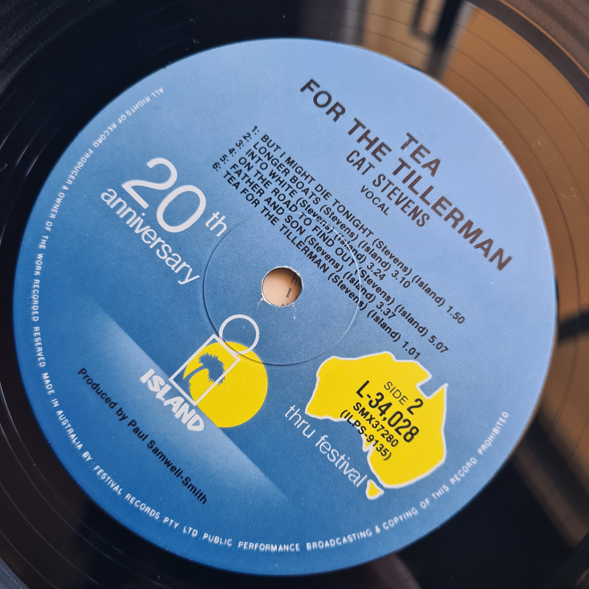 Cat Stevens – Tea For The Tillerman - 1970 (Late 70's Australian Pressing) - Vinyl Record LP