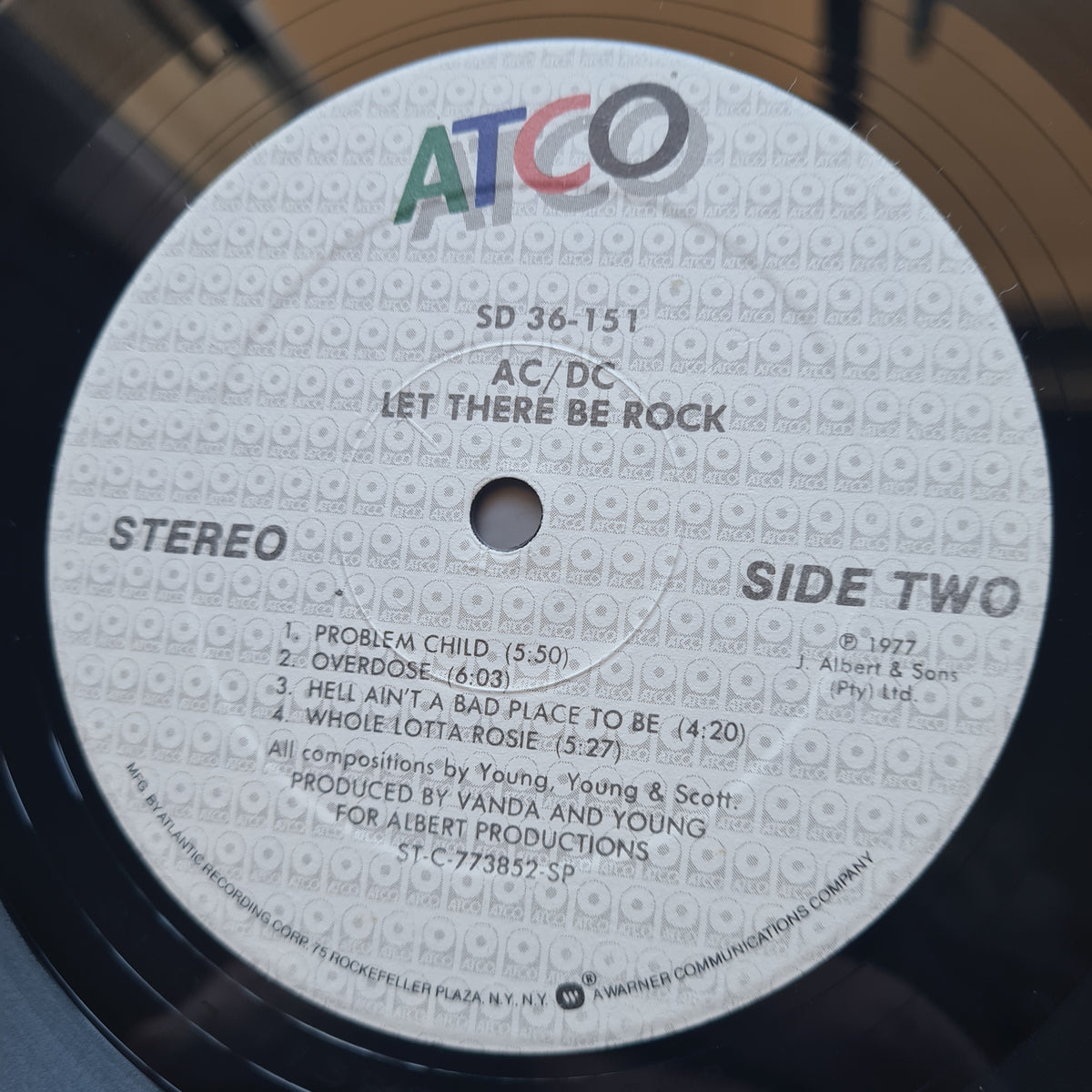 AC/DC – Let There Be Rock - 1977 (Early 80's USA Pressing) - Vinyl Record LP