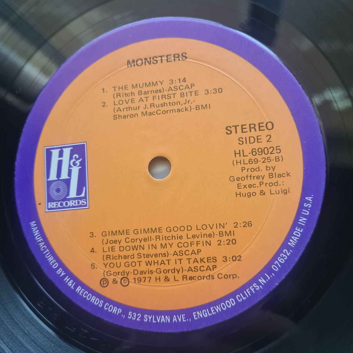 Monsters – Monsters - 1977 (USA Pressing) - Vinyl Record LP